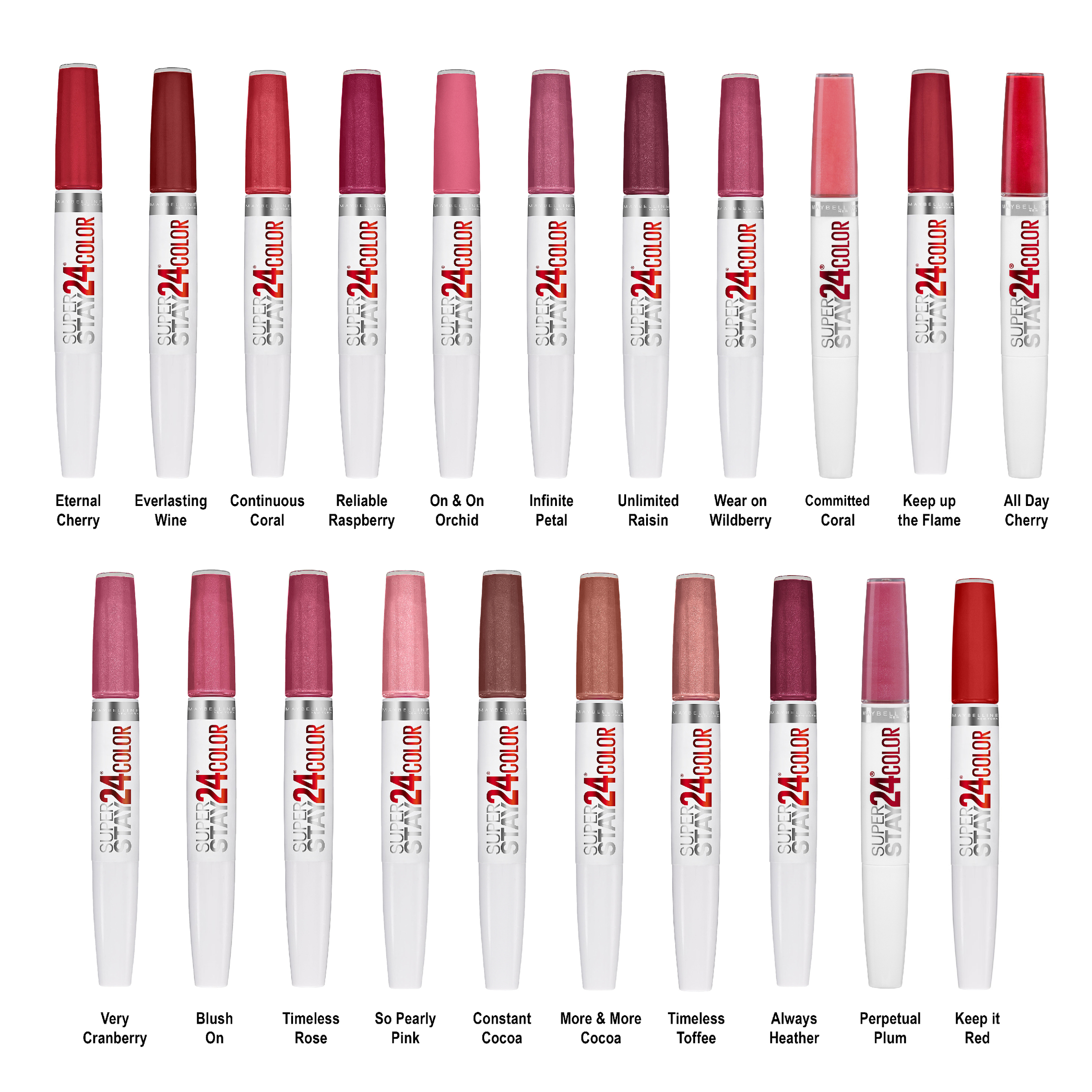 Maybelline SuperStay 24HR Lip Color 90 Timeless Rose 1 each - Image 1