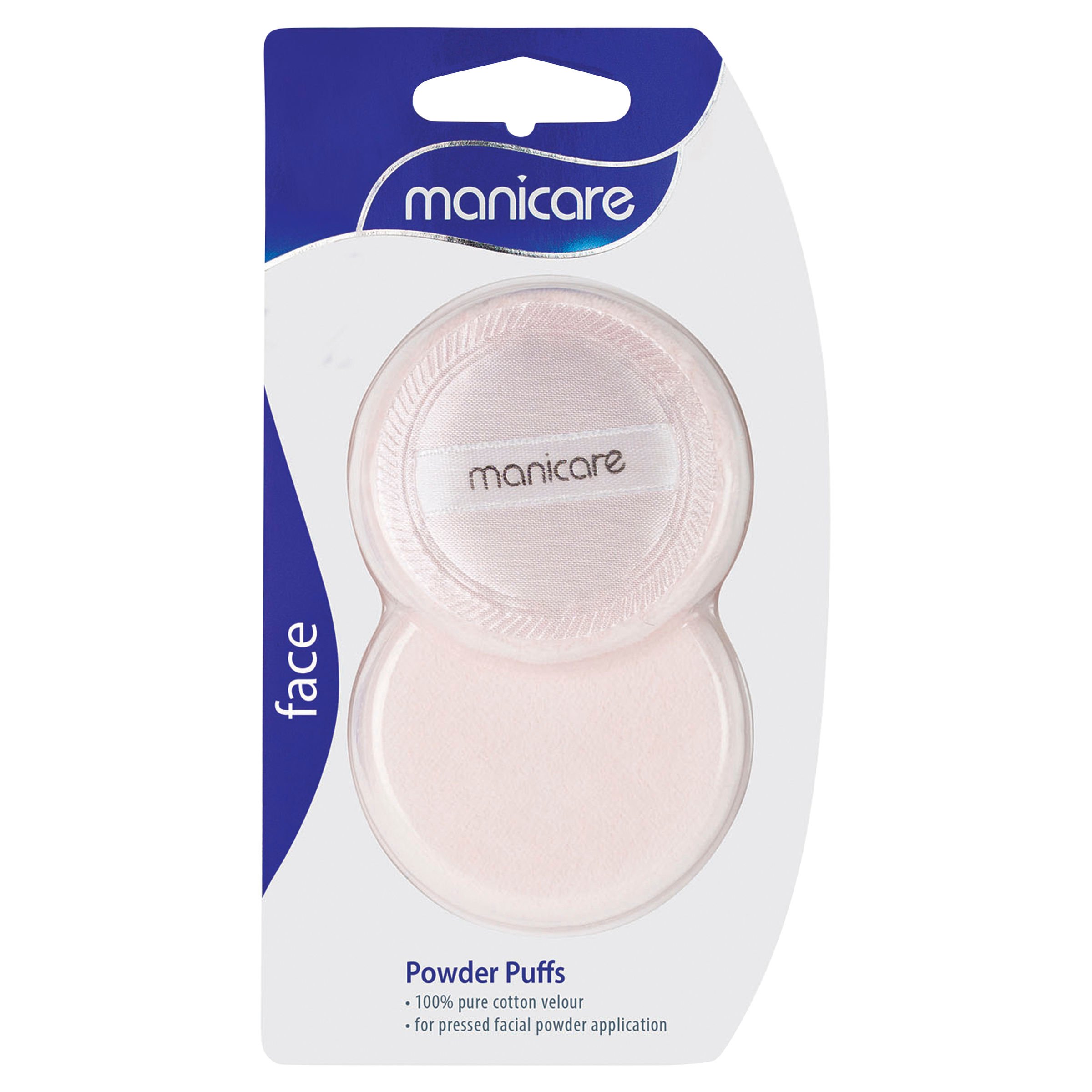 Manicare Powder Puffs Pure Cotton 2 pack - Image 2
