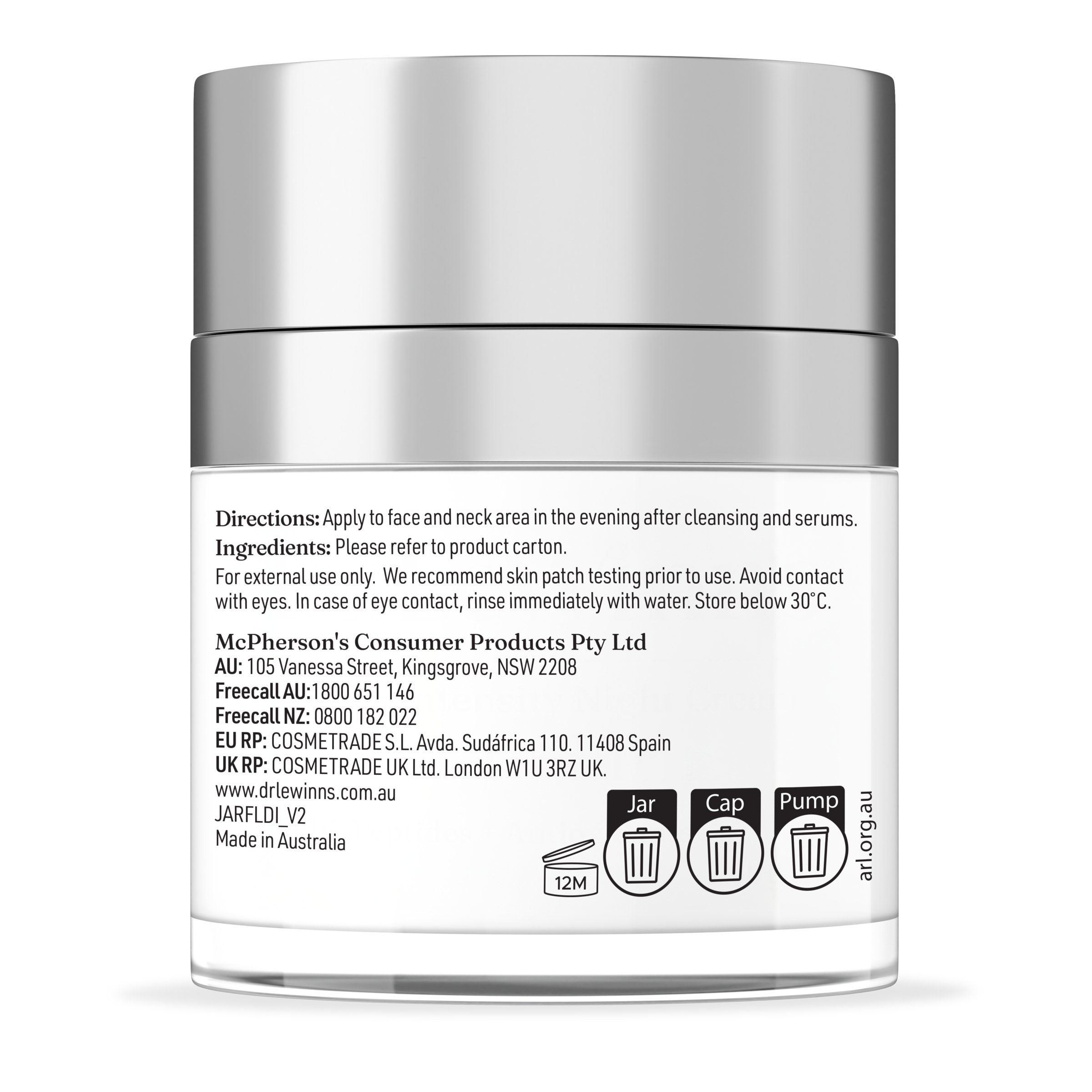 Dr. LeWinn's Smooth+Firm Double Intensity Night Cream 30g - Image 6