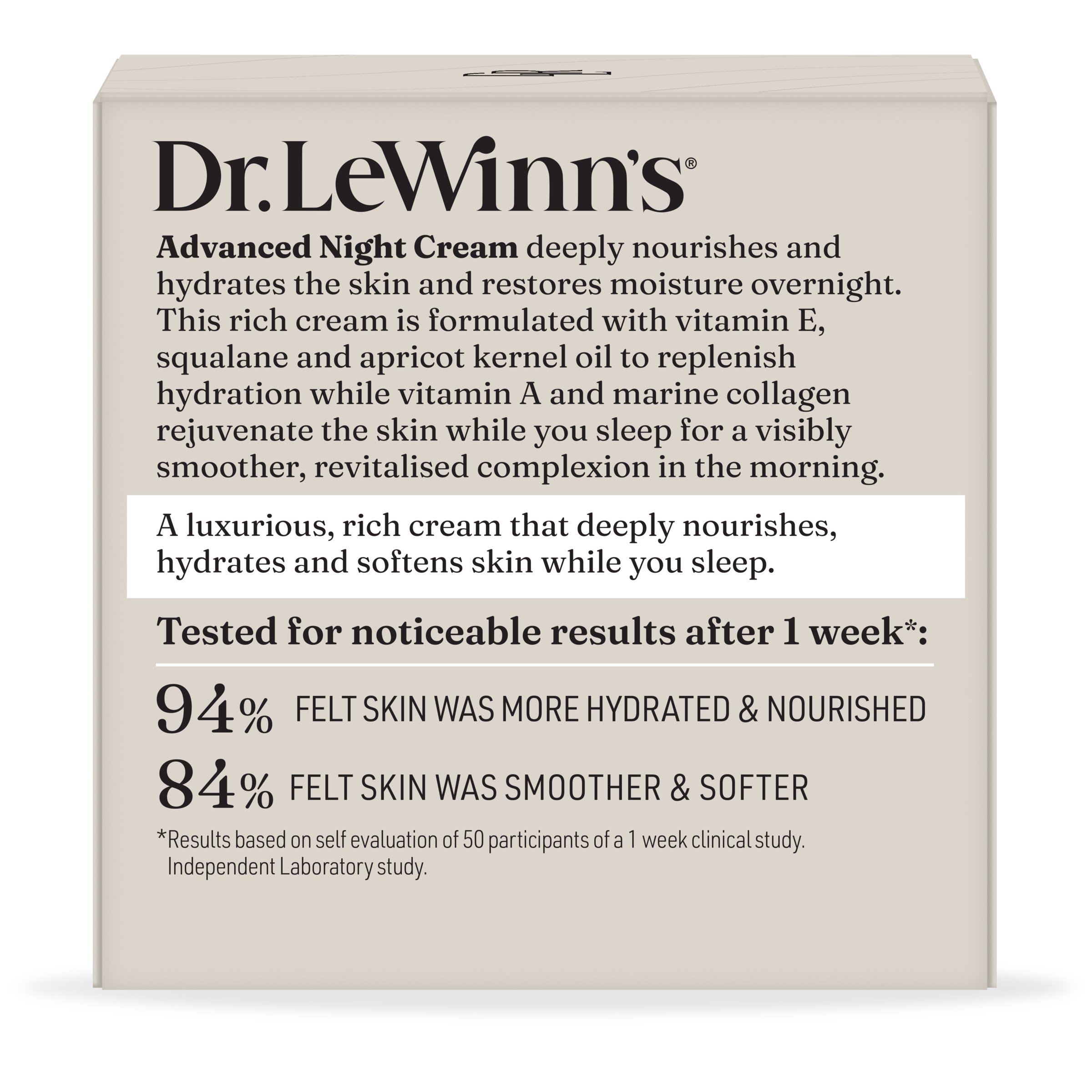 Dr. LeWinn's Hydrate+Nourish Advanced Night Cream 56g - Image 3