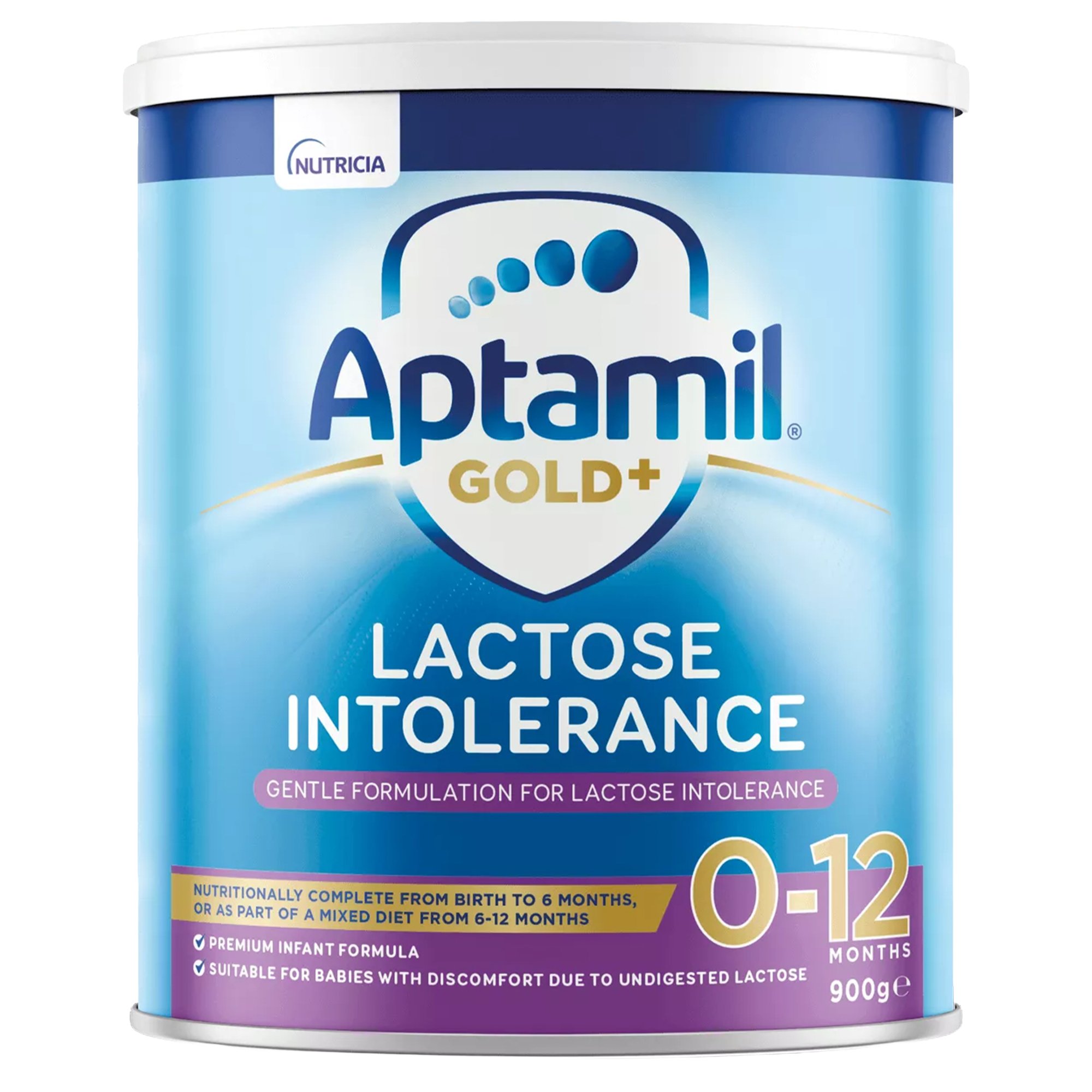 Aptamil Gold+ Lactose Intolerance Baby Formula From 0 To 12 Months 900g - Image 1