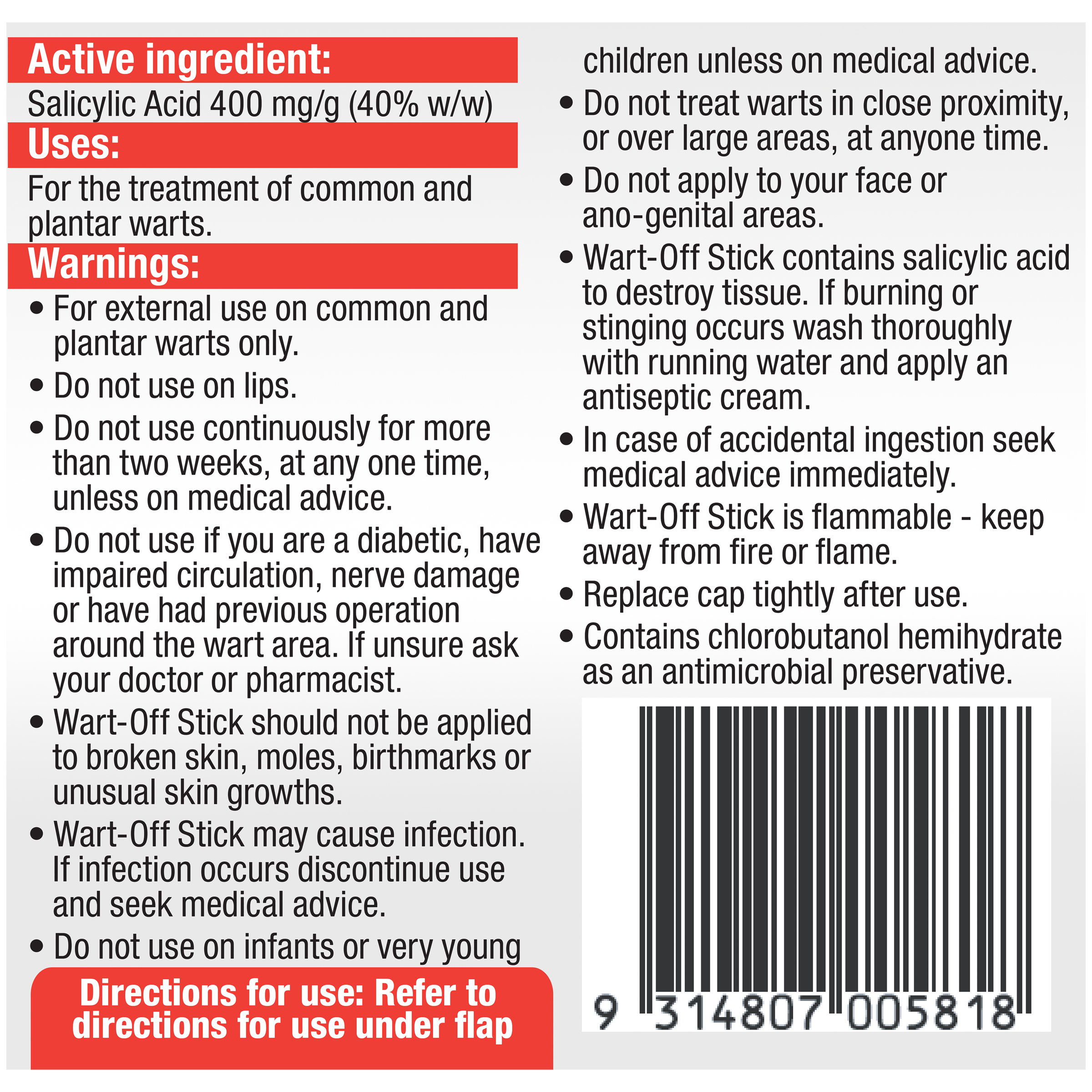 Wart Off Stick 5g - Image 2