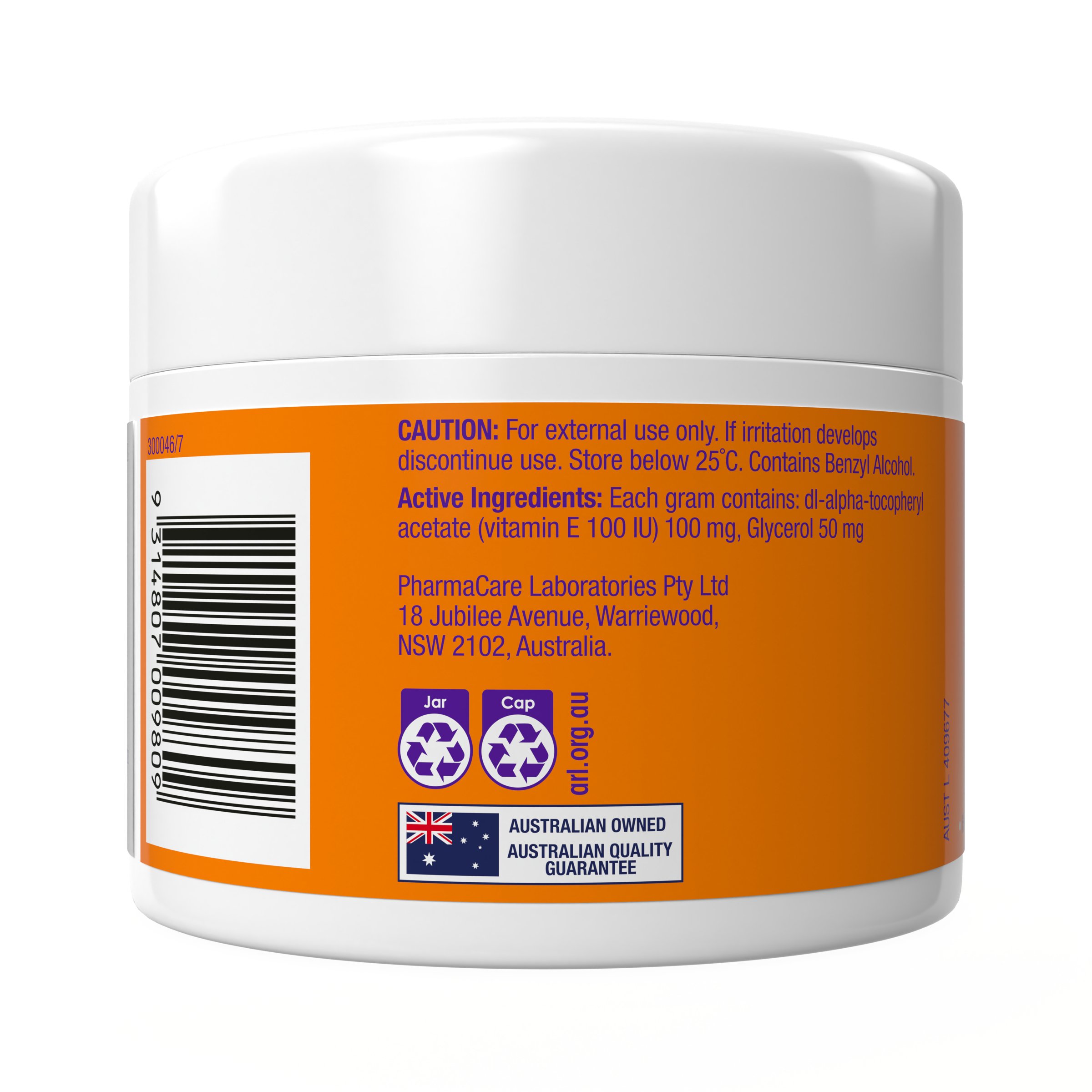 Invite E Vitamin E Cream Tub 250g - Image 3
