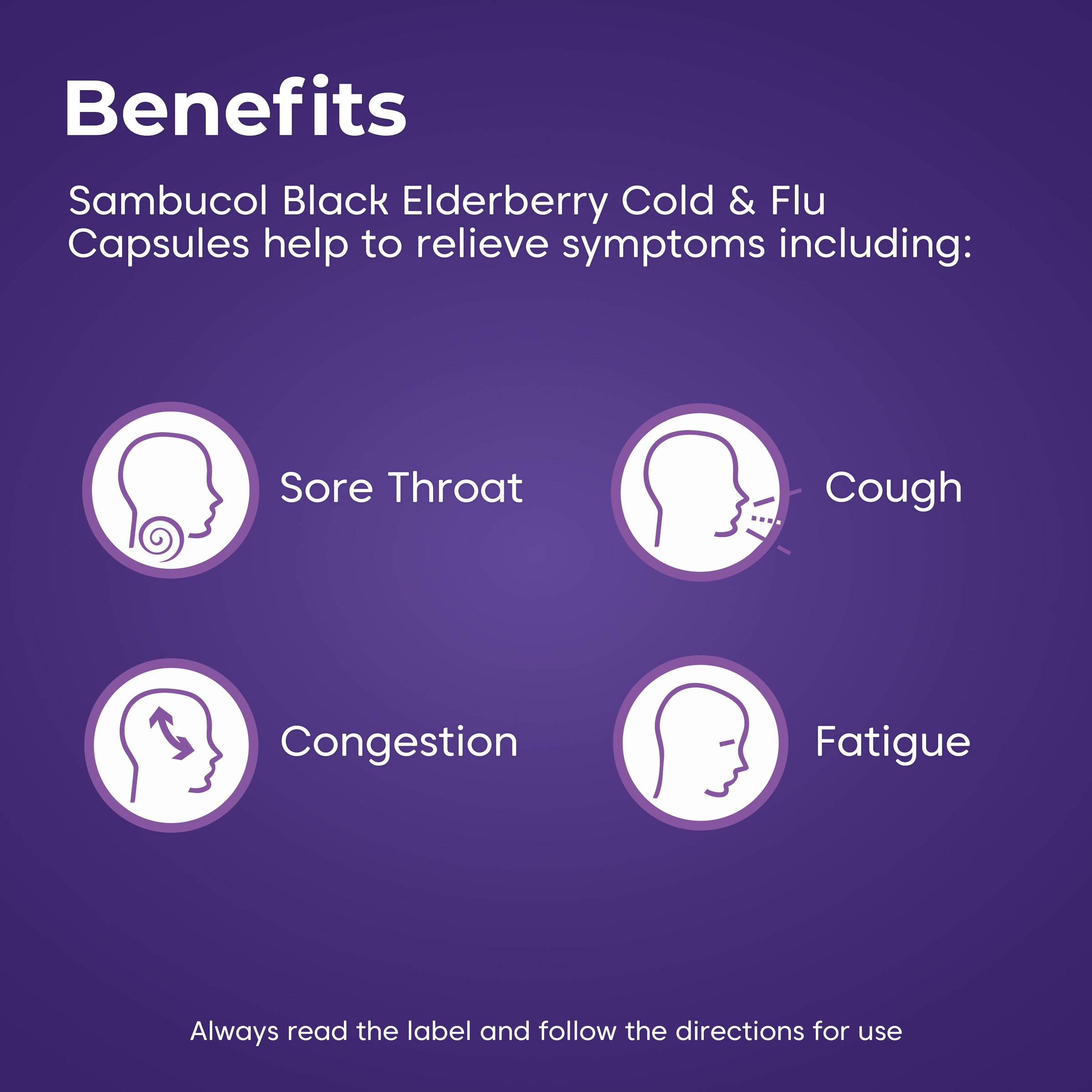 Sambucol Cold & Flu 24 capsules - Image 6