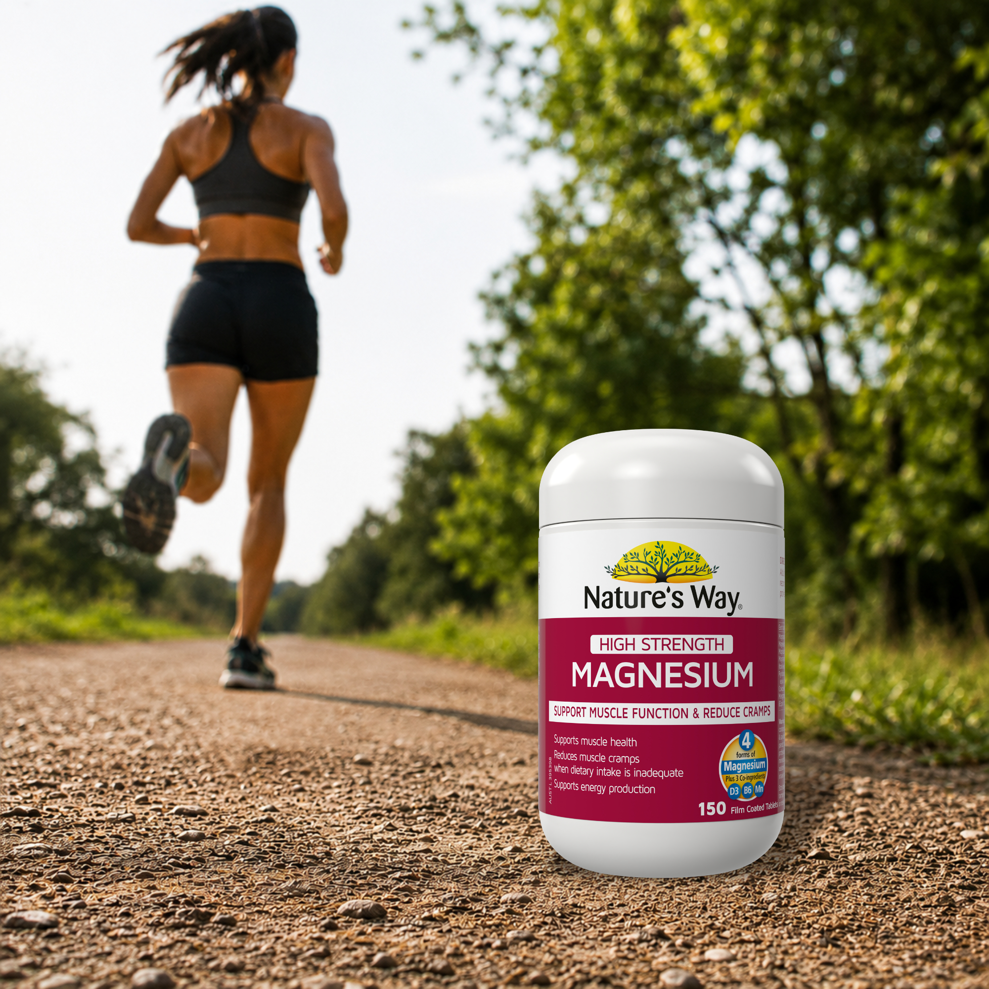Nature's Way High Strength Magnesium 150 tablets - Image 4