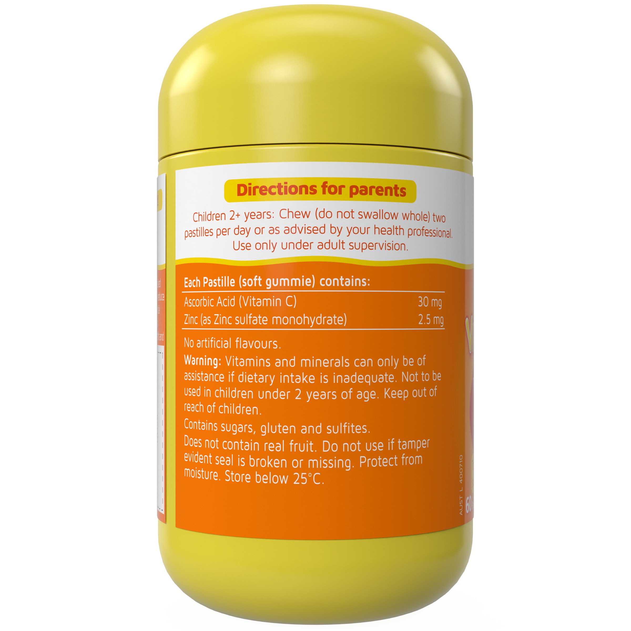 Nature's Way Kids Smart Vita Gummies Vitamin C + Zinc 60 pastilles - Image 3
