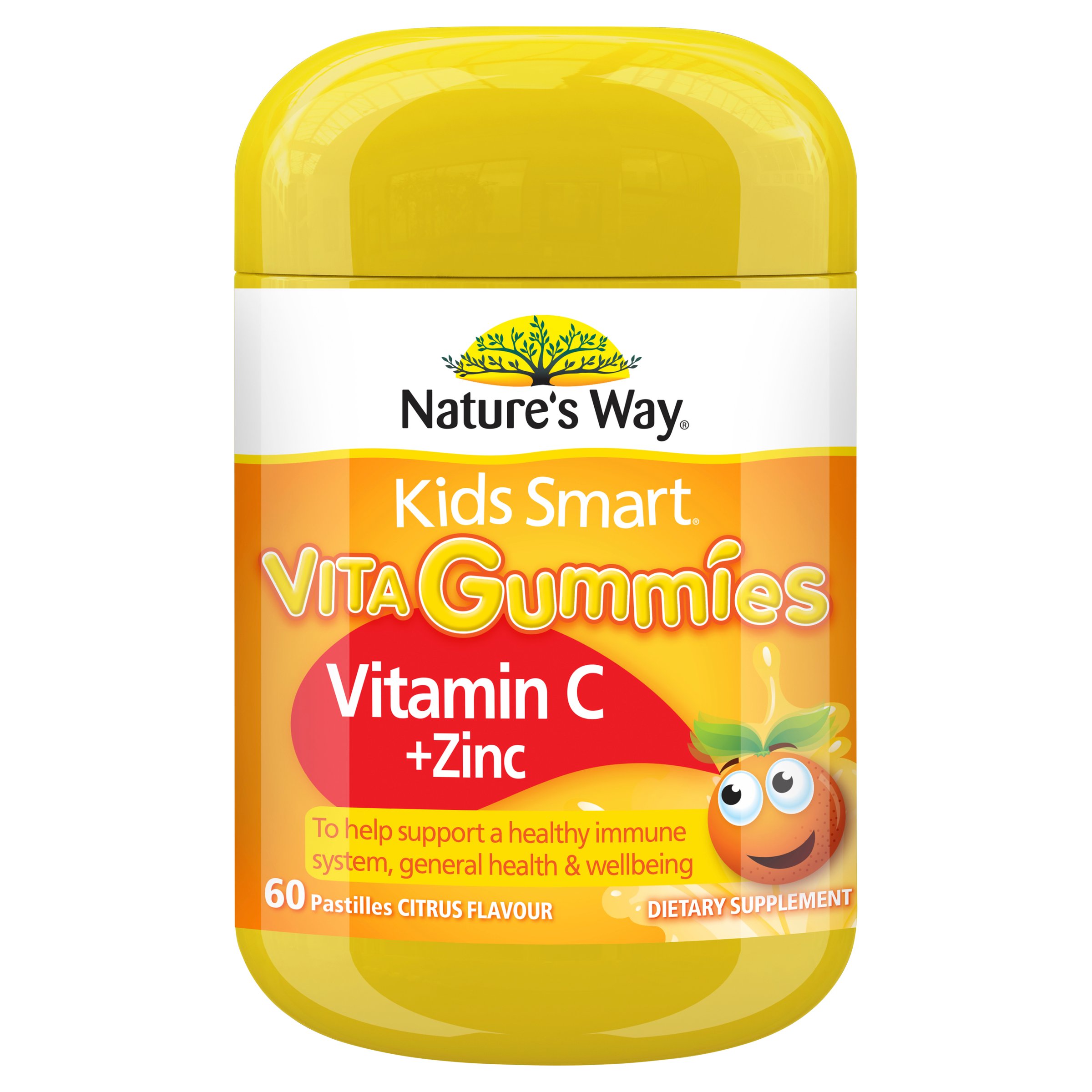 Nature's Way Kids Smart Vita Gummies Vitamin C + Zinc 60 pastilles - Image 1
