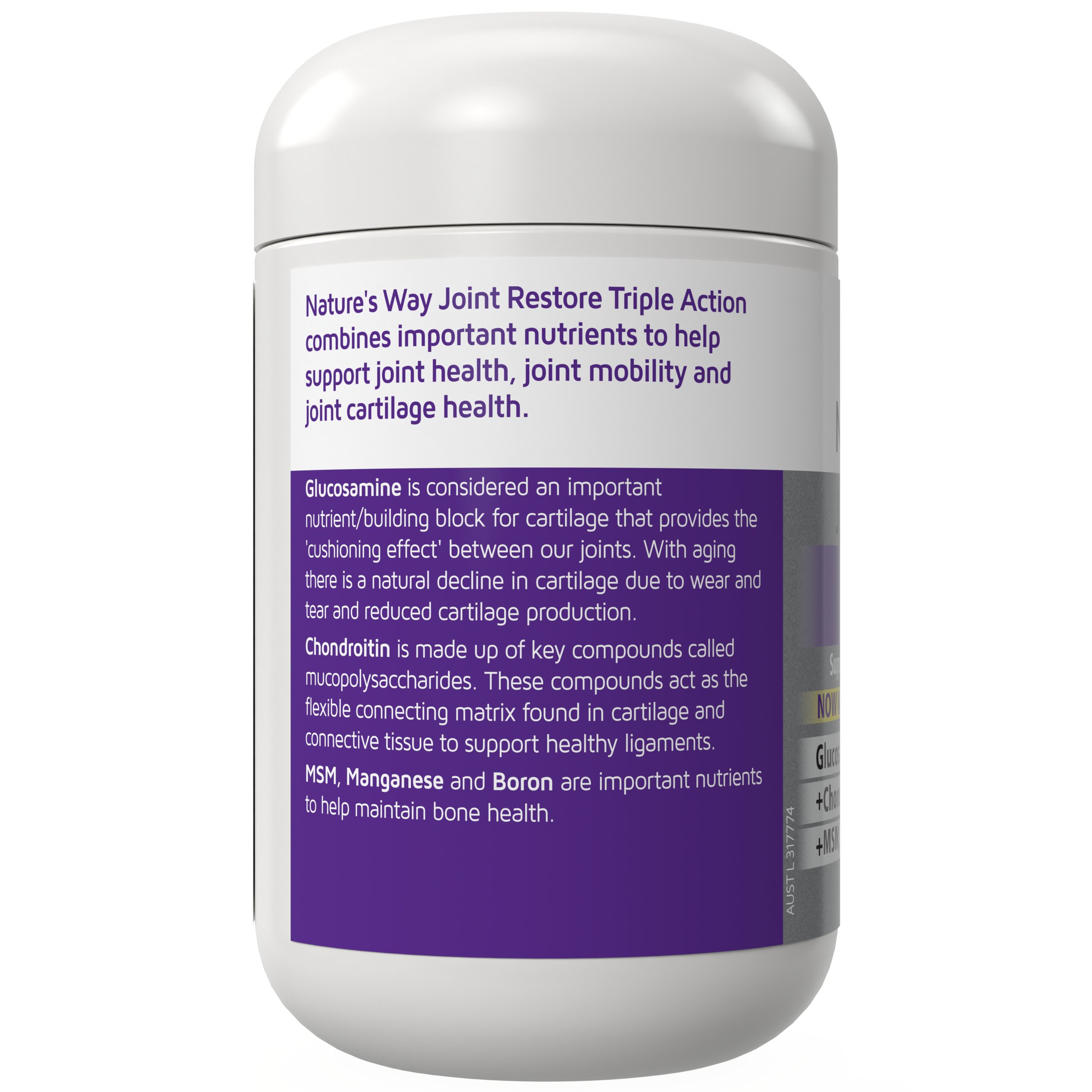 Nature's Way Joint Restore Triple Action 120 tablets - Image 2