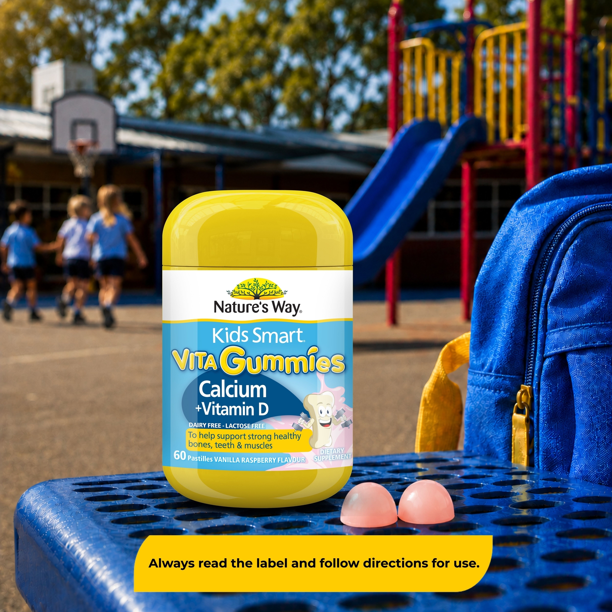 Nature's Way Kids Smart Vita Gummies Calcium + Vitamin D 60 pastilles - Image 6