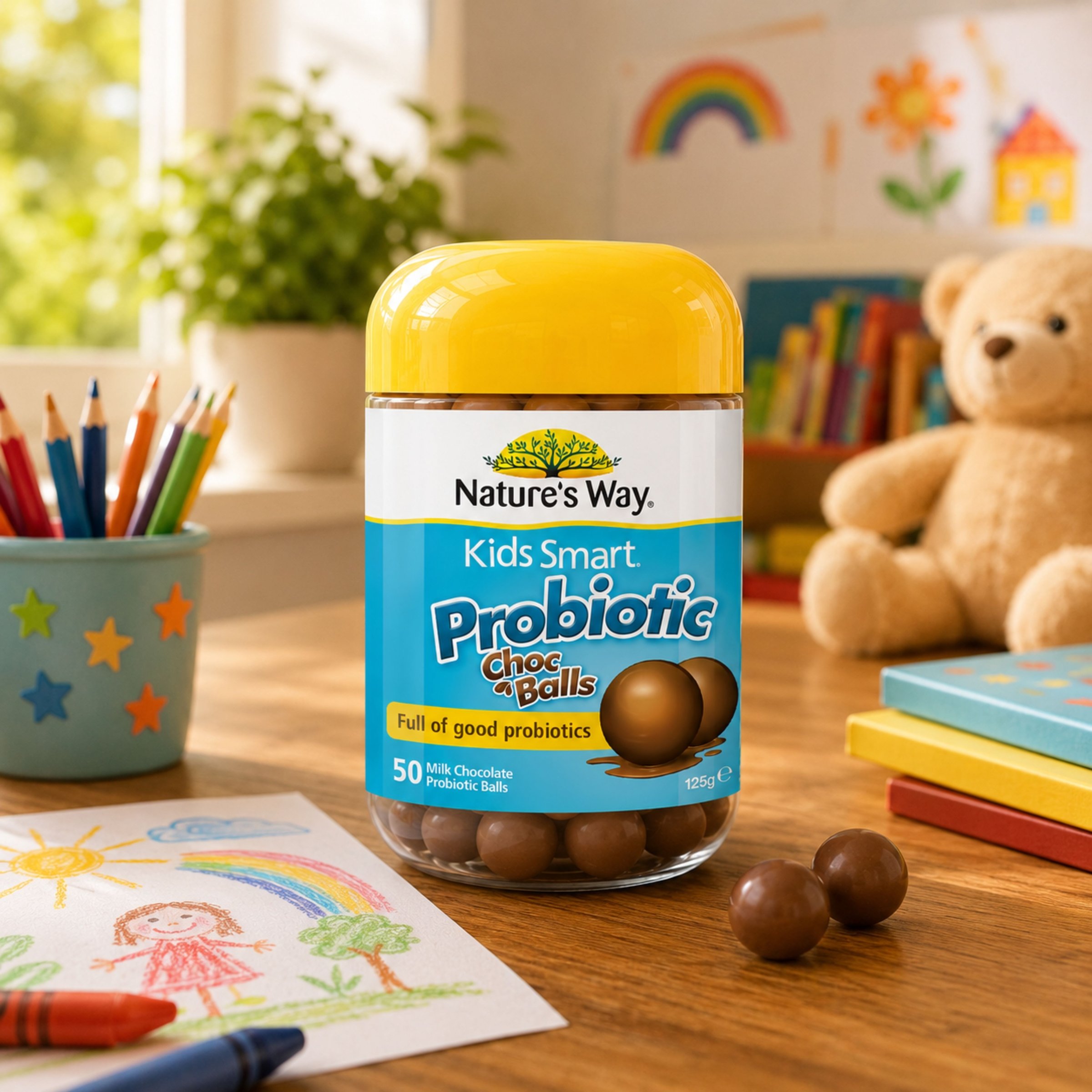Nature's Way Kids Smart Probiotic Choc Balls 50 pack - Image 3