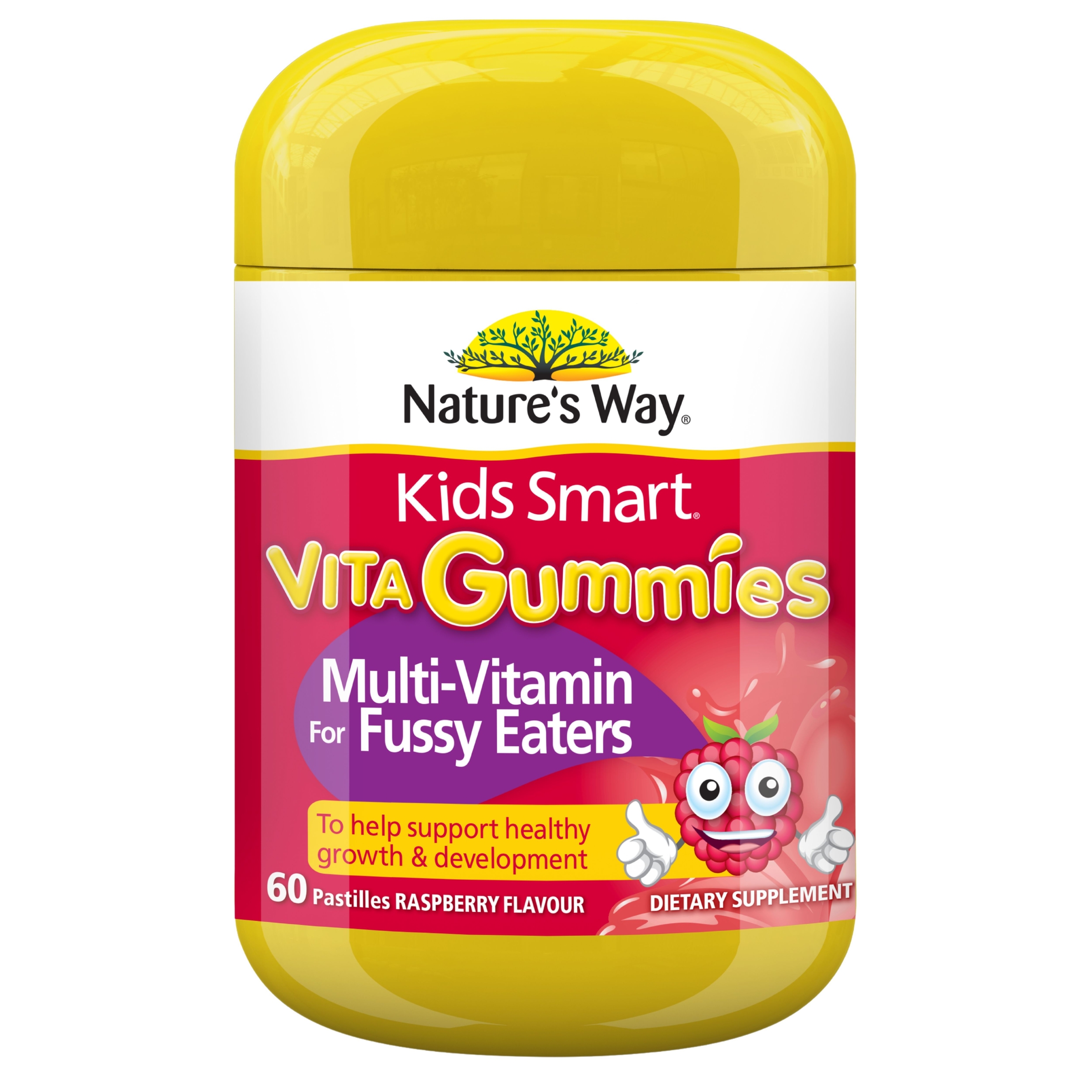 Nature's Way Kids Smart Vita Gummies Multi-Vitamin For Fussy Eateres 60 pastilles - Image 1