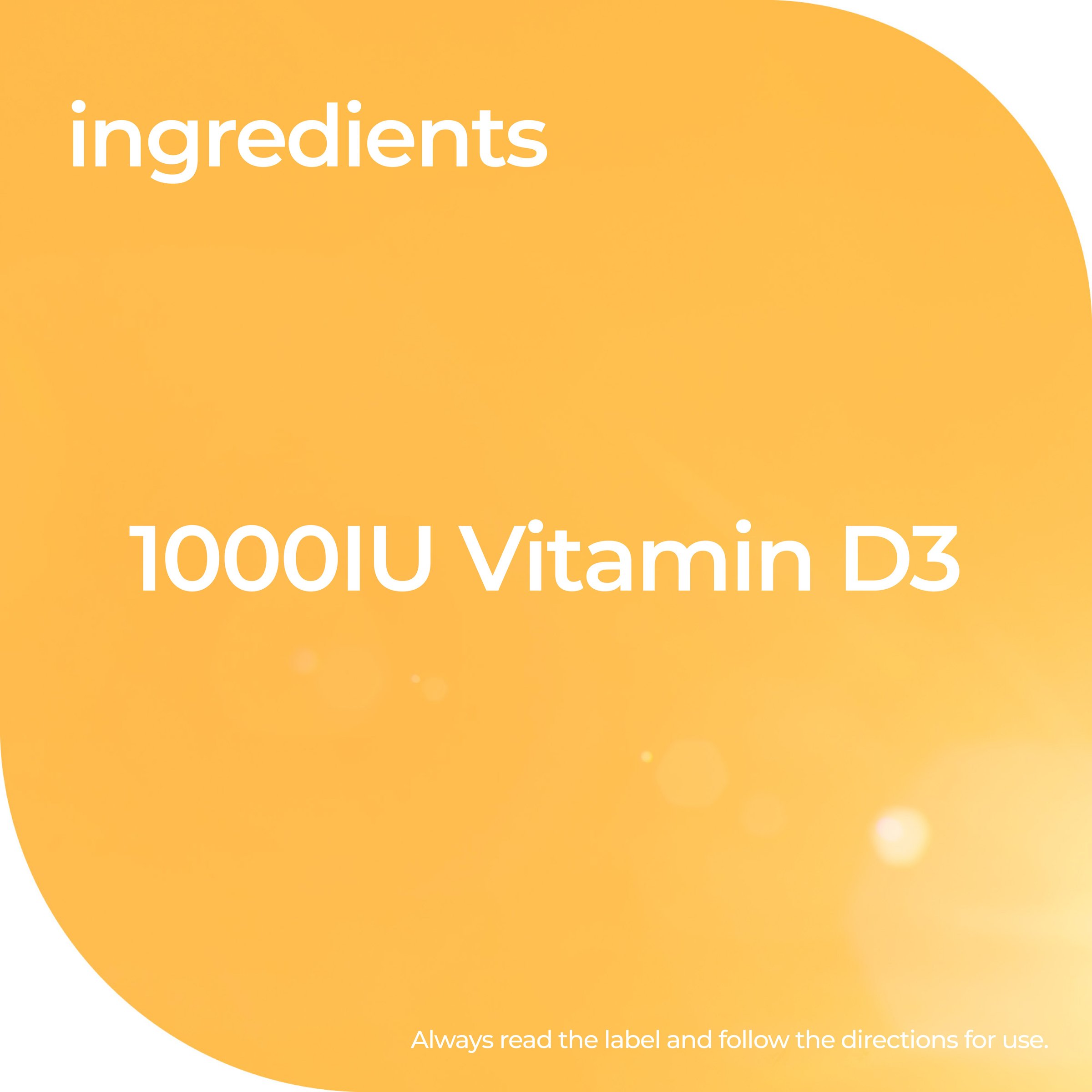 Nature's Way Adult Vita Gummies Vitamin D3 1000IU 120 pastilles - Image 8