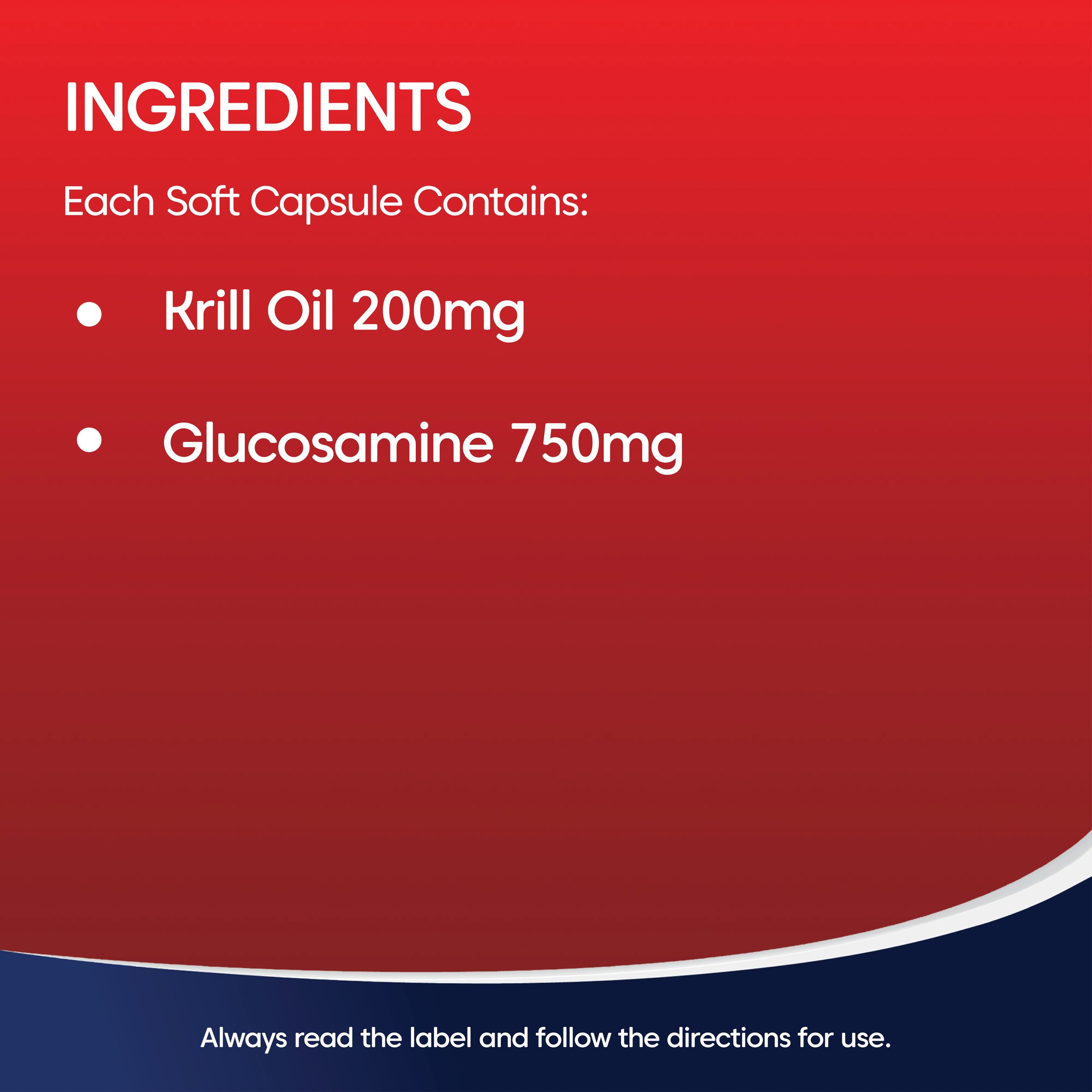 Bioglan Red Krill Oil 200mg + Glucosamine 750mg - 60 capsules - Image 6