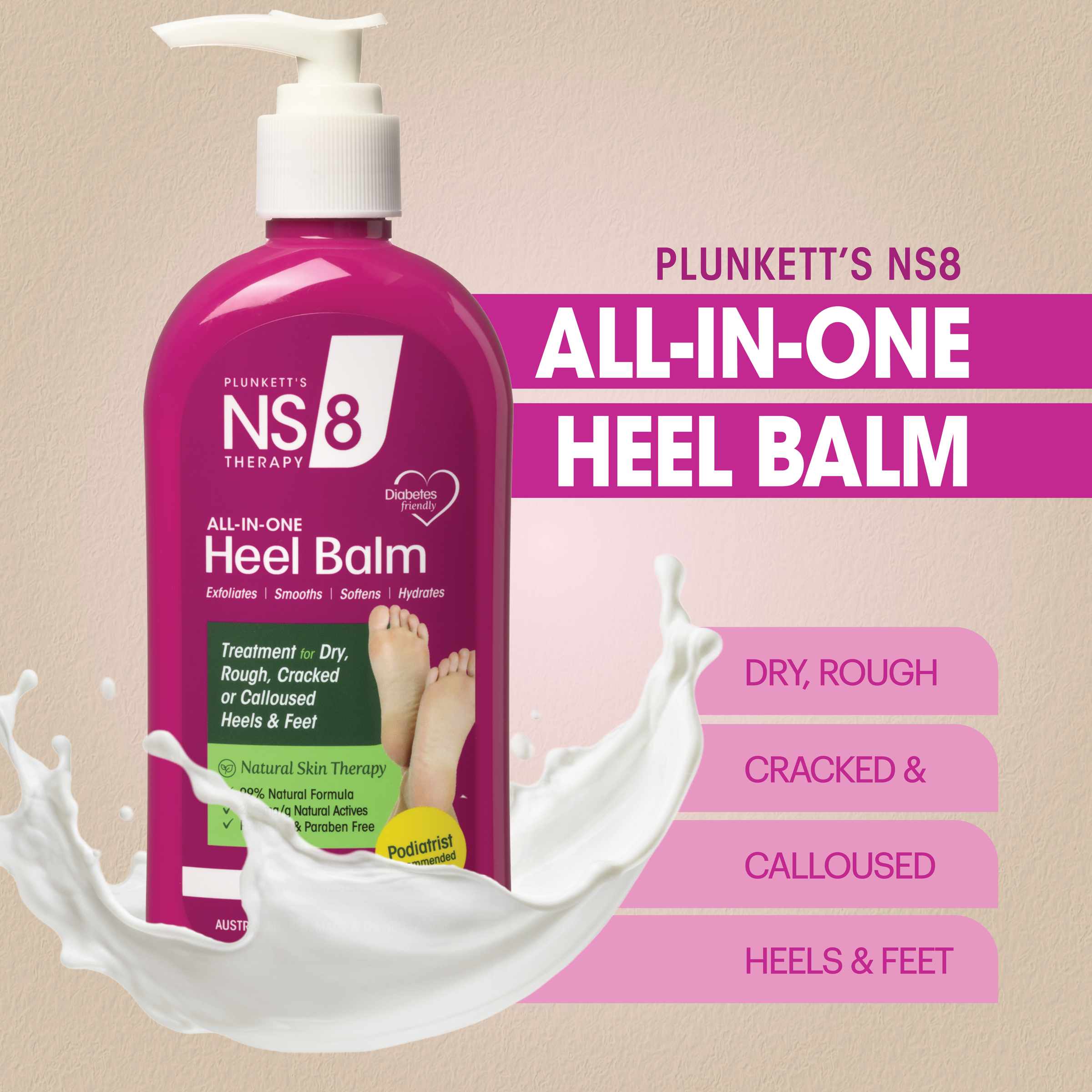 Plunkett's NS8 Heel Balm Complex 125ml - Image 12