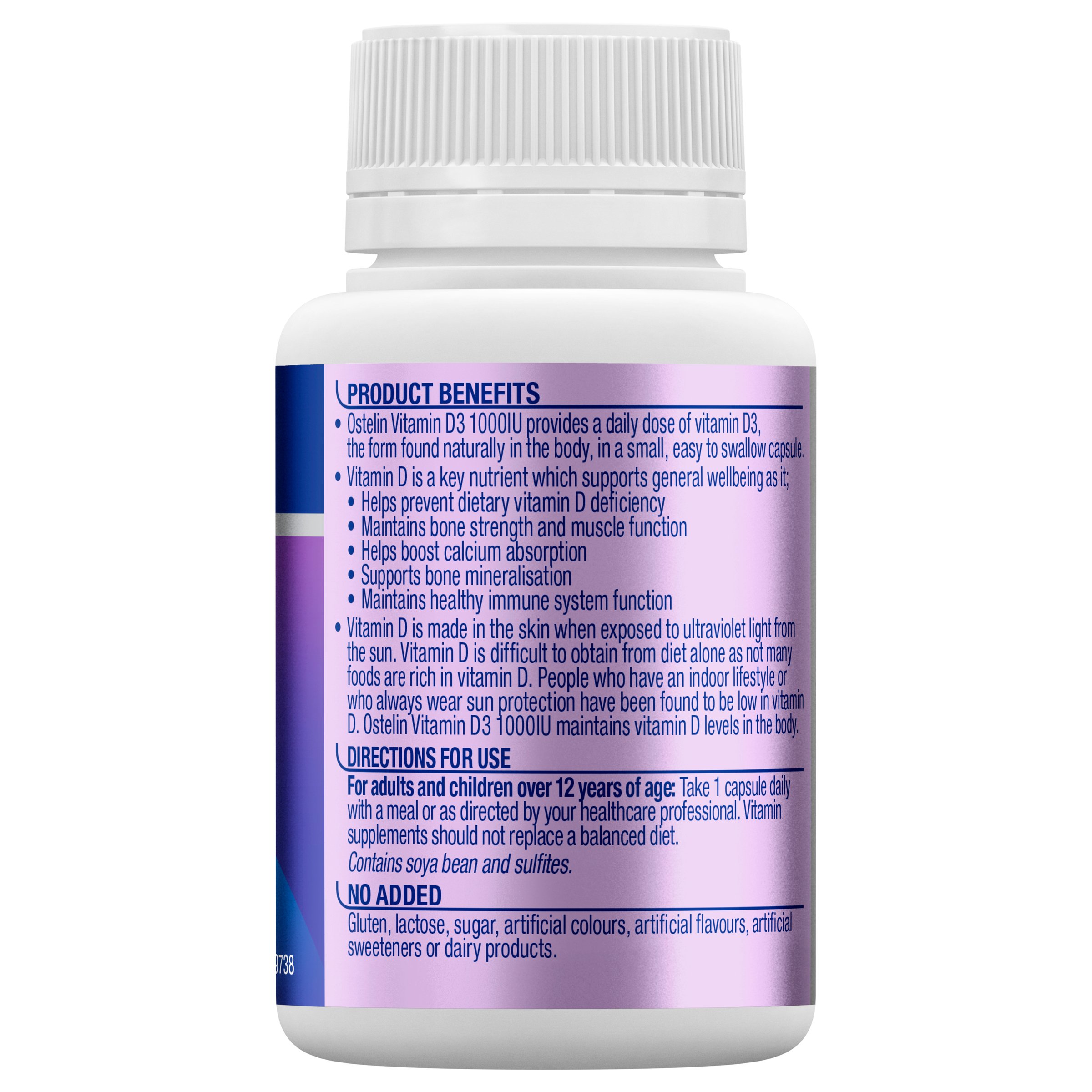 Ostelin Vitamin D3 1000IU 130 capsules - Image 3