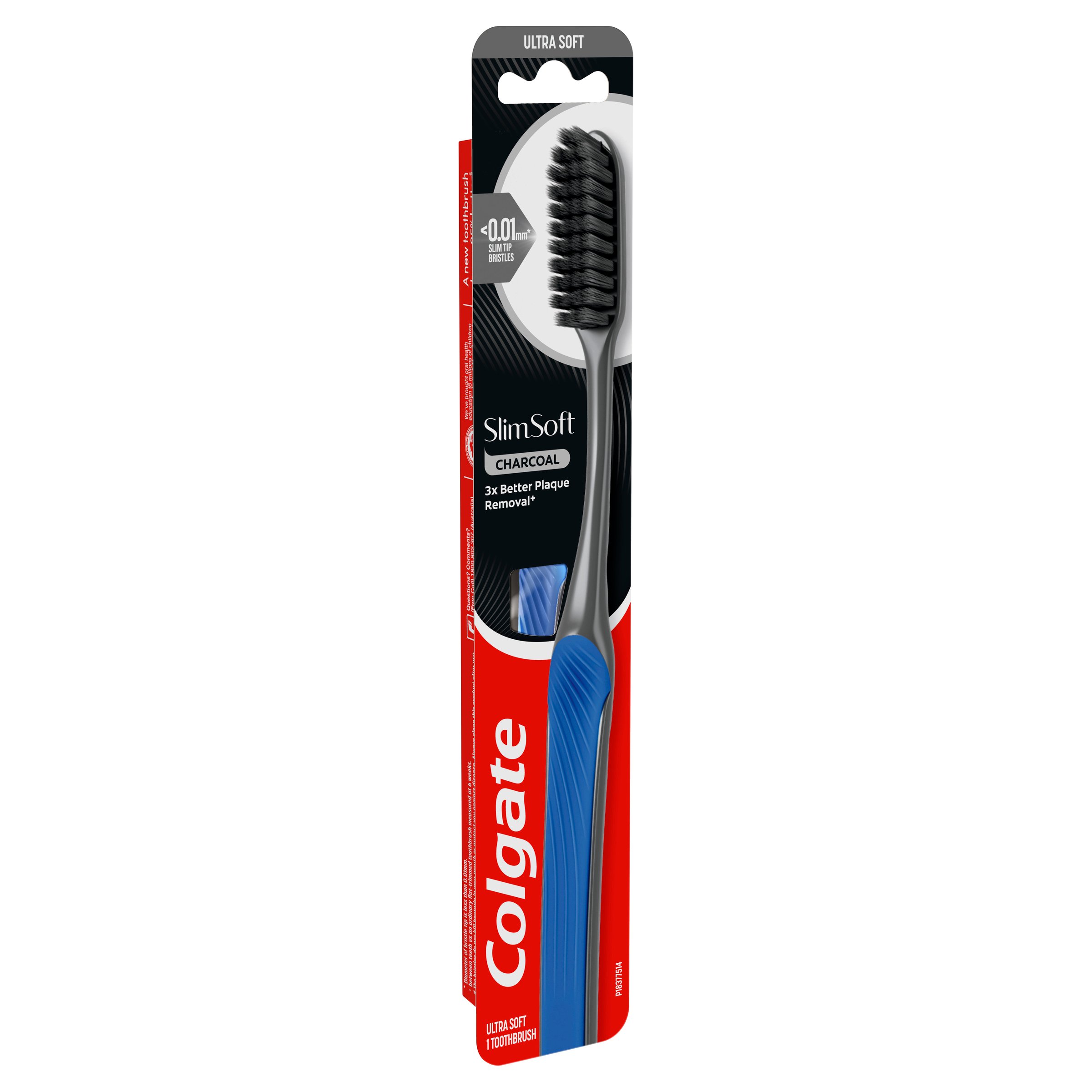 Colgate Slim Soft Charcoal Toothbrush Soft 1 each - Image 8