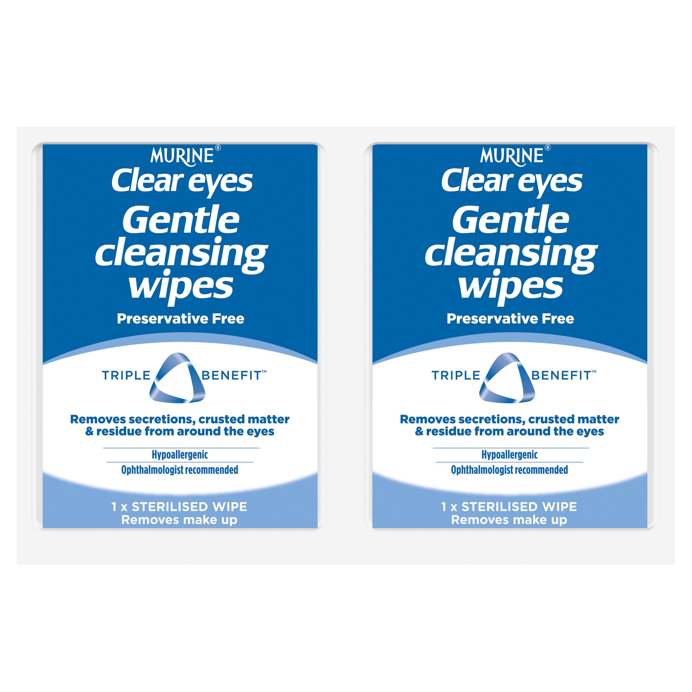 Murine Clear Eyes Wipes 30 sachets - Image 8