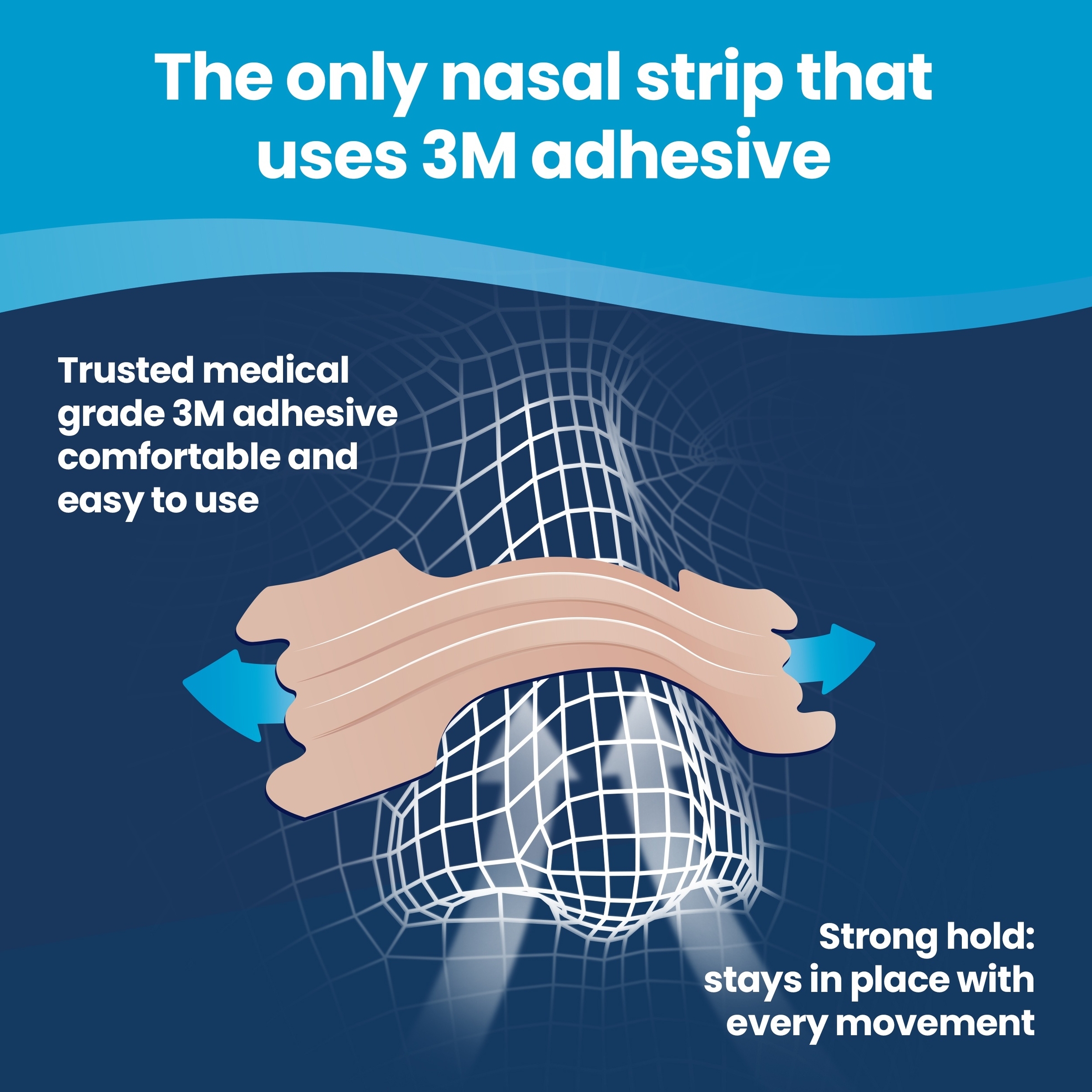 Breathe Right Nasal Strips Tan Large 30 pack - Image 4