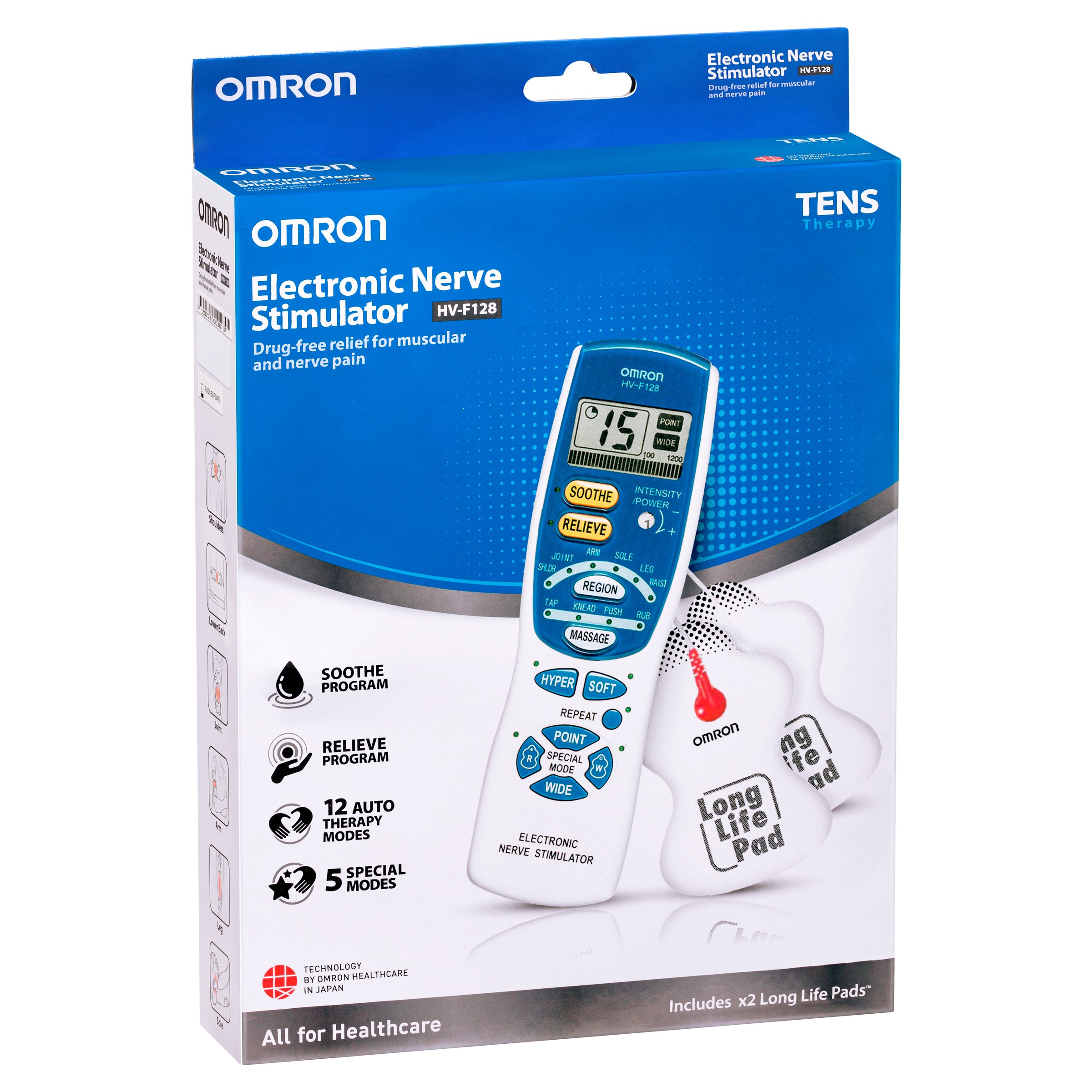 Omron T.E.N.S Therapy Device HV-F128 - 1 unit - Image 8