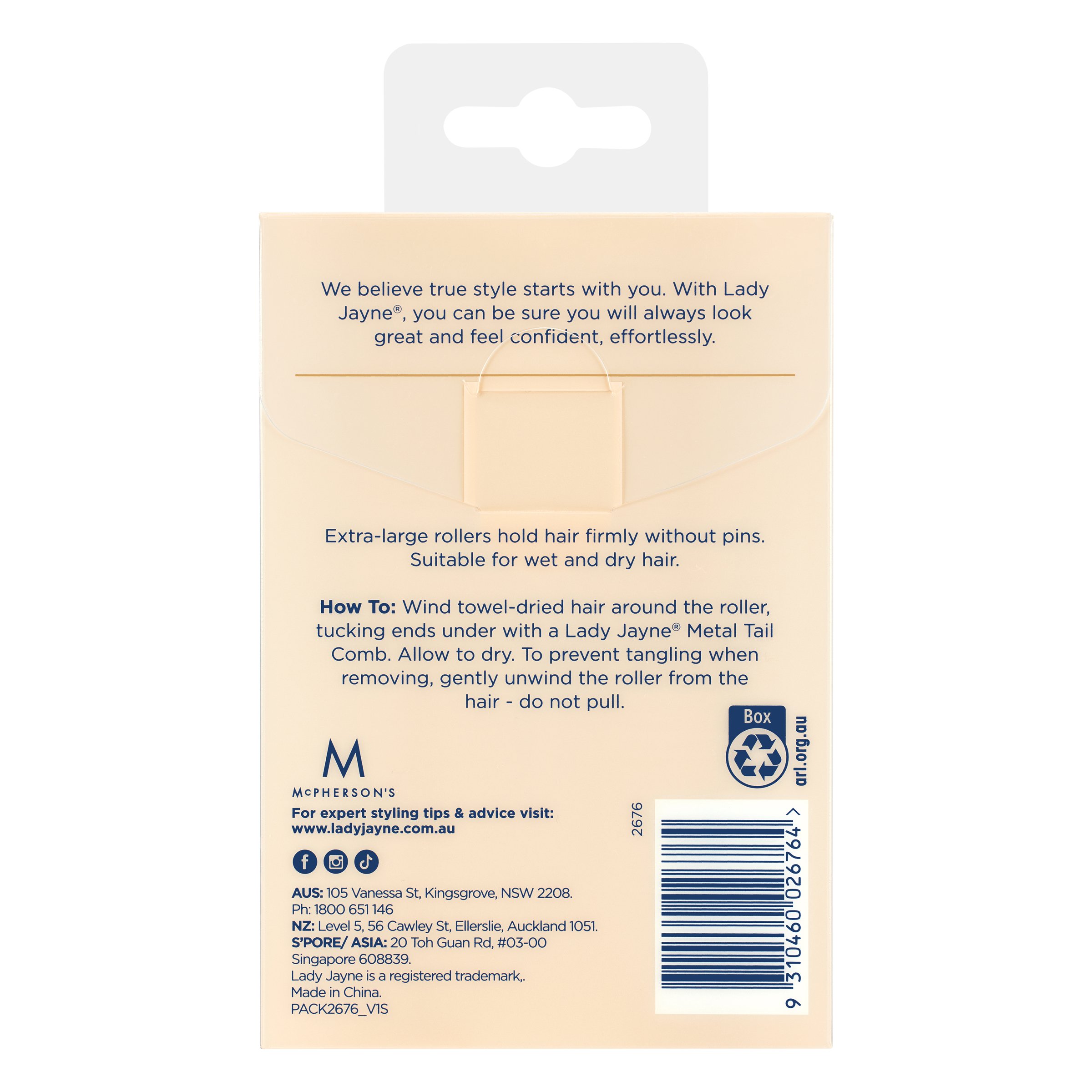 Lady Jayne Selfhold Rollers Extra Large 4 pack - Image 2