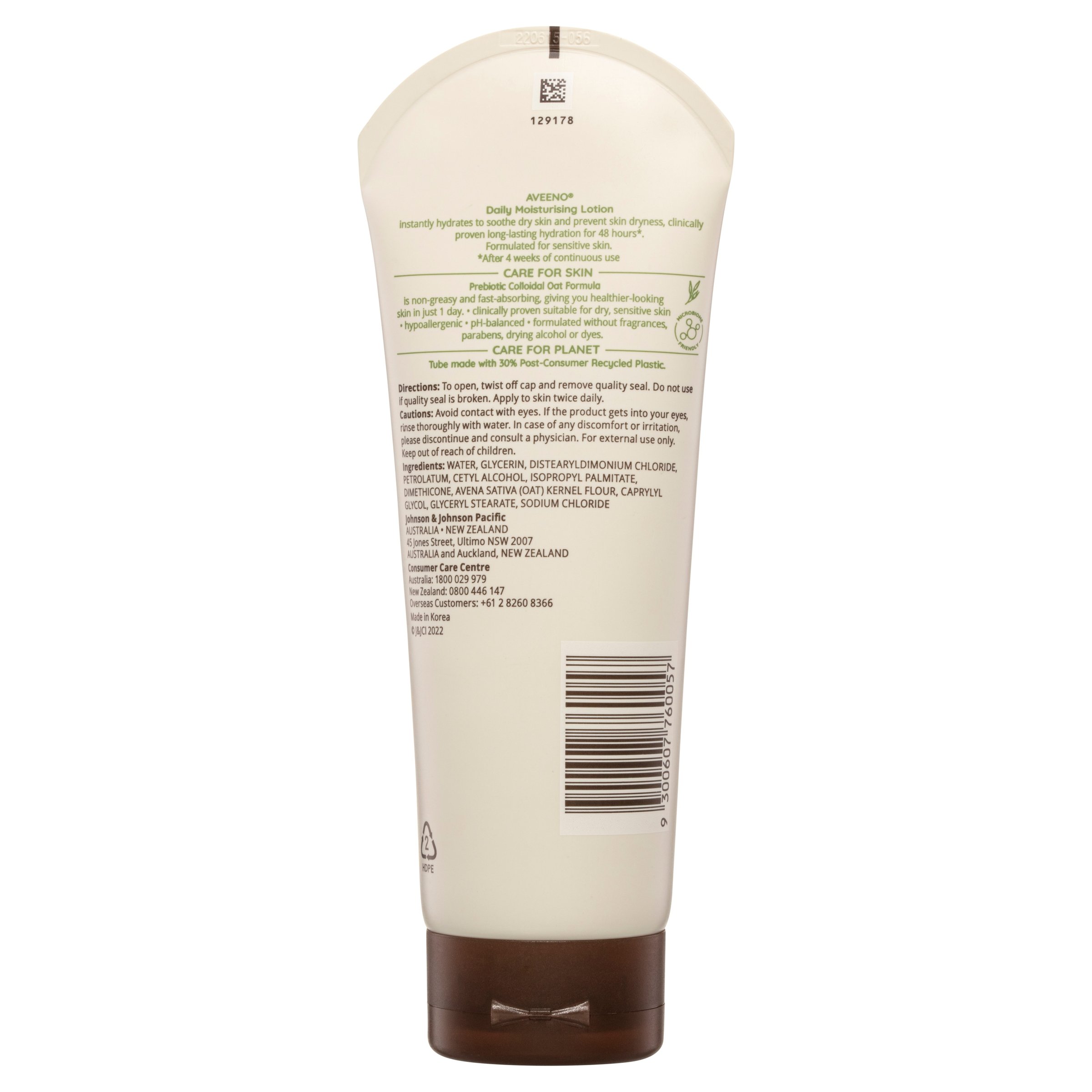 Aveeno Daily Moisturising Lotion 225ml - Image 2