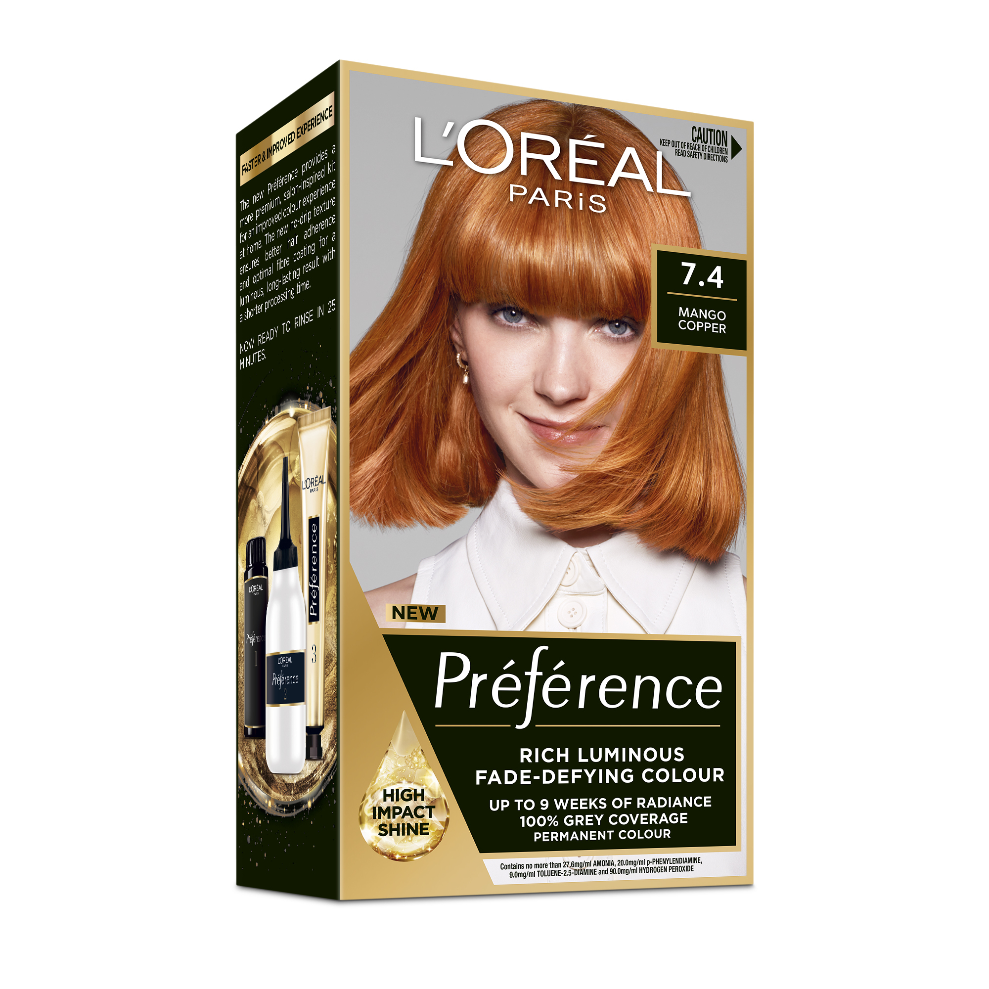 L'Oreal Paris Preference 74 Mango 1 each - Image 1