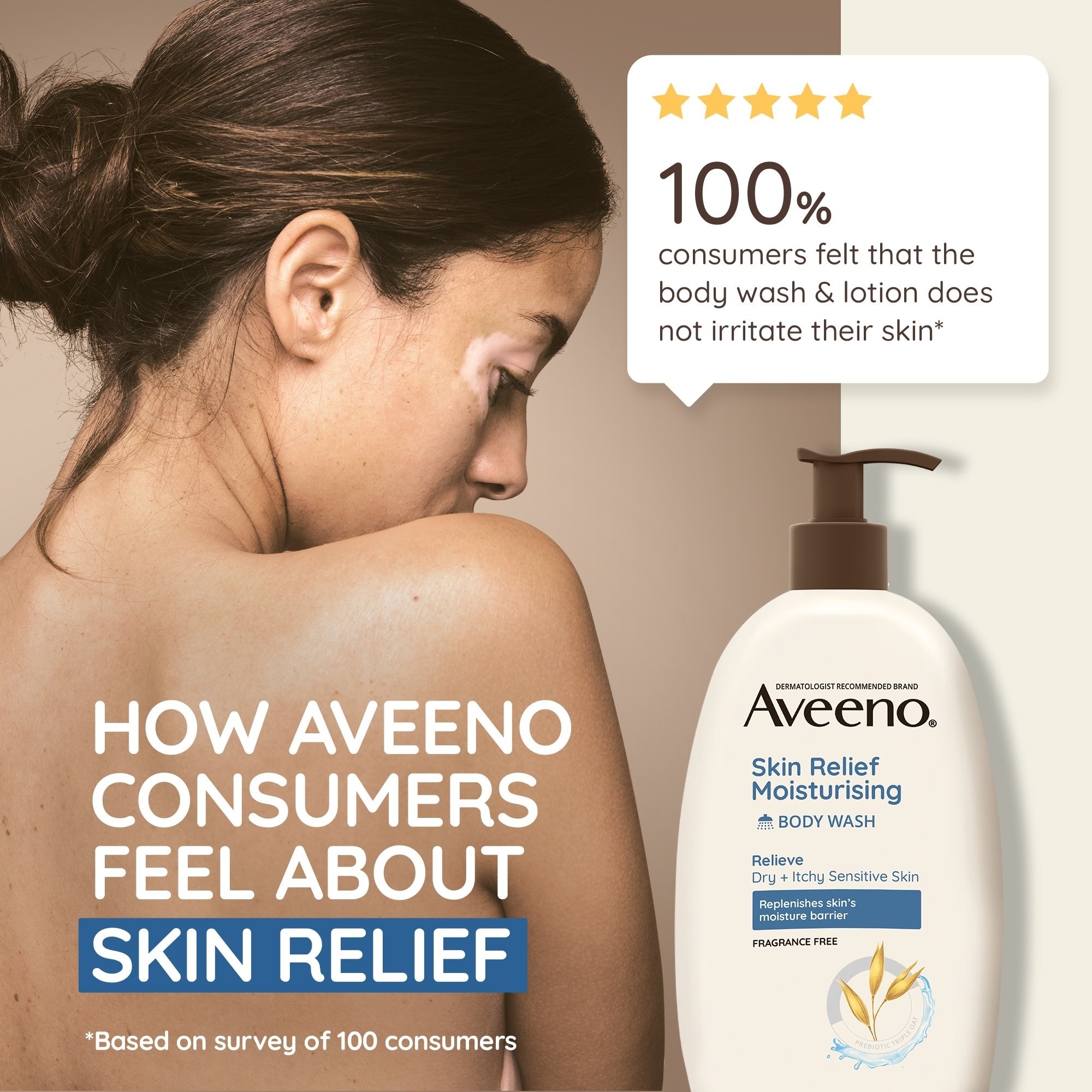 Aveeno Skin Relief Moisturising Lotion 225ml - Image 10