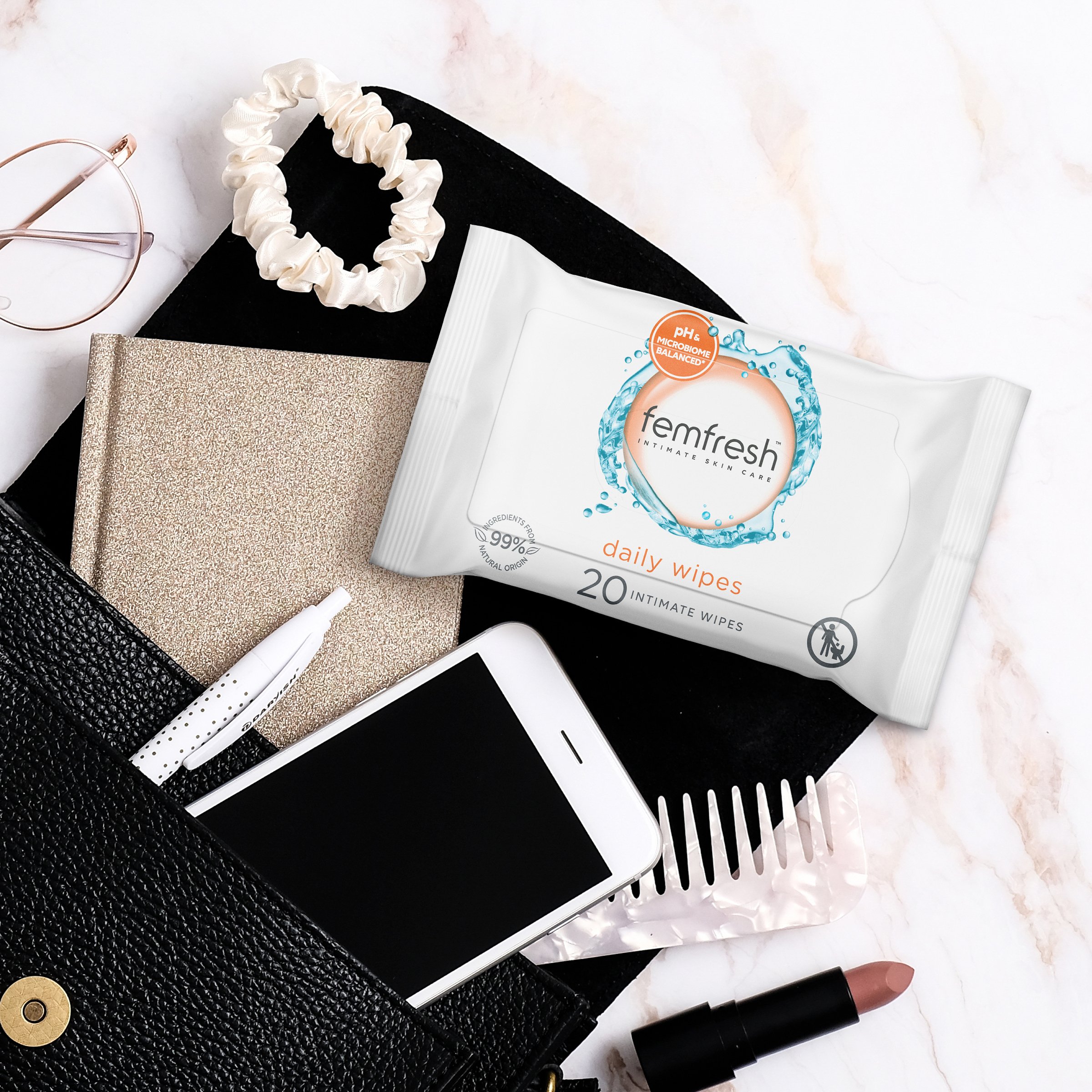 Femfresh Intimate Hygiene Cleansing Wipes 20 pack - Image 10