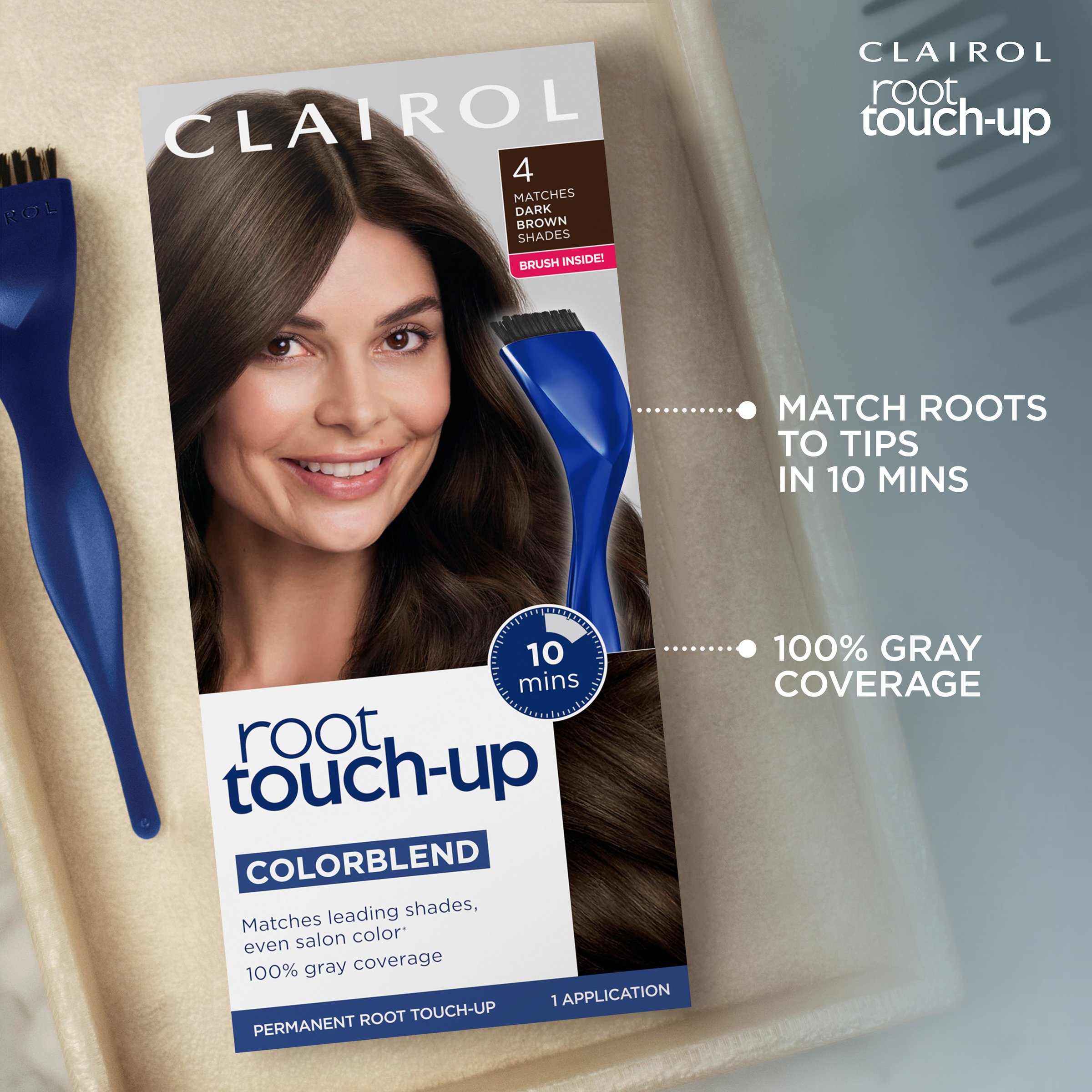 Clairol Nice'n Easy Root Touch Up 04 Dark Brown 1 pack - Image 7