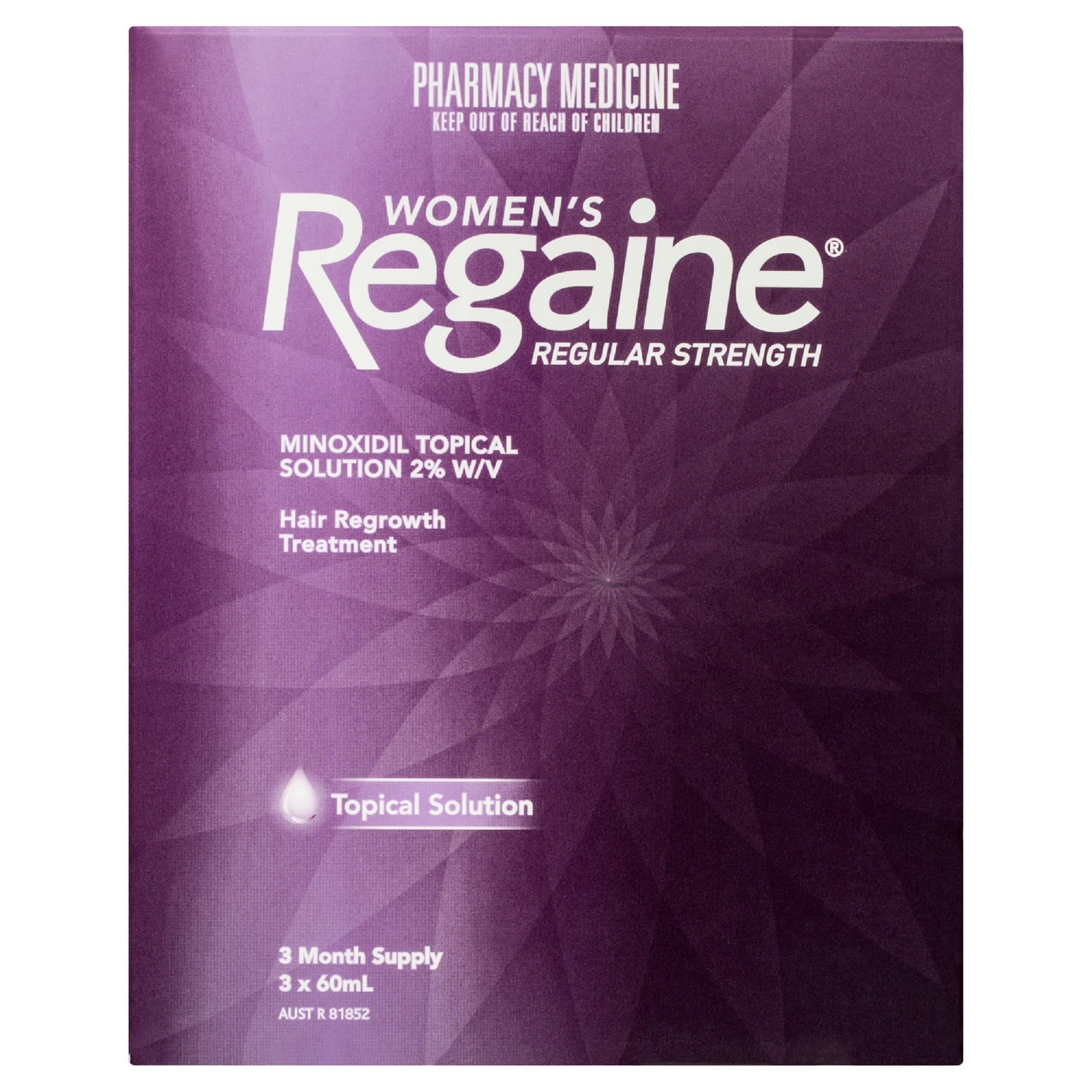 Regaine Hair Loss Treatment Womens 3 Months 180ml - Image 1
