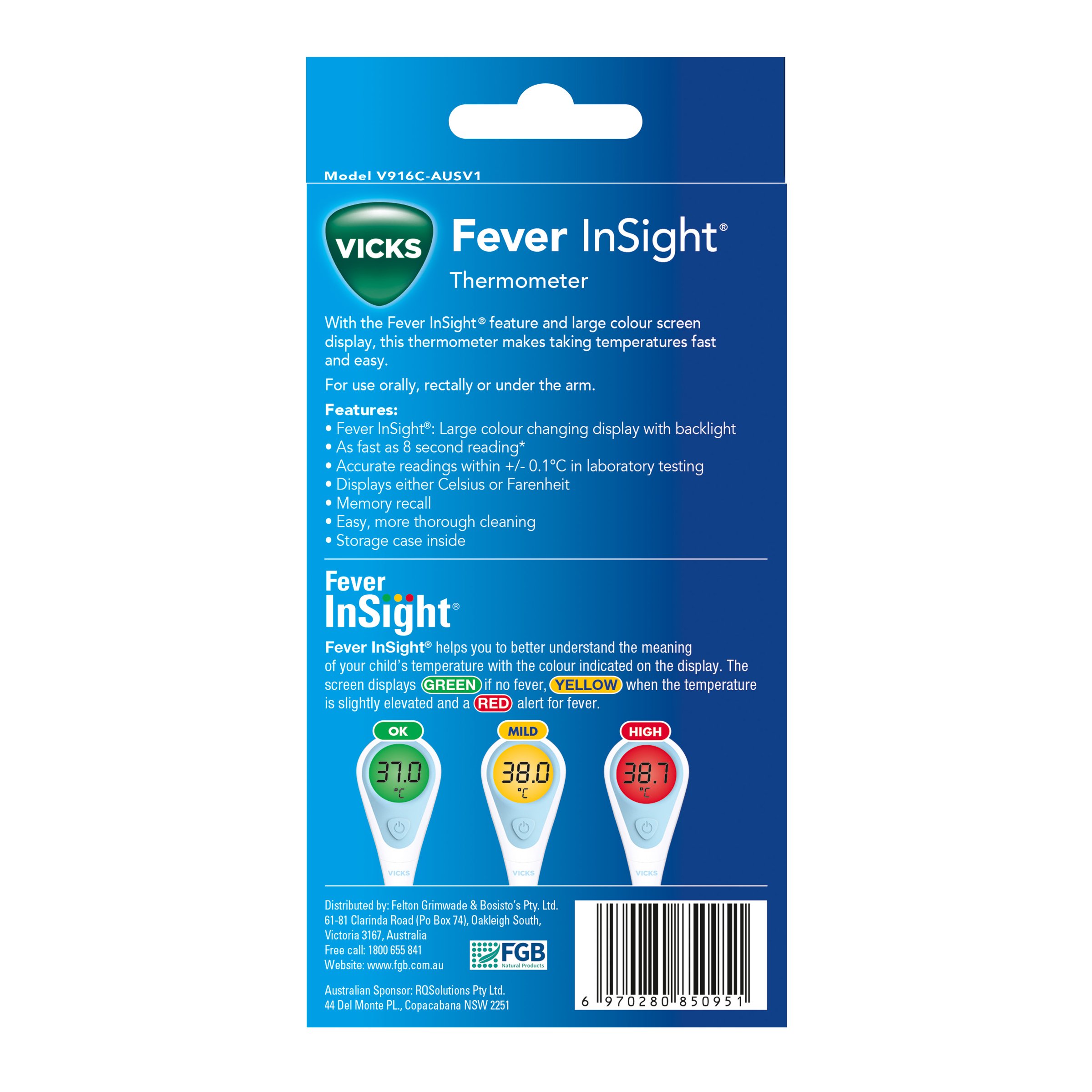 Vicks Thermometer Insight V916 - 1 each - Image 2