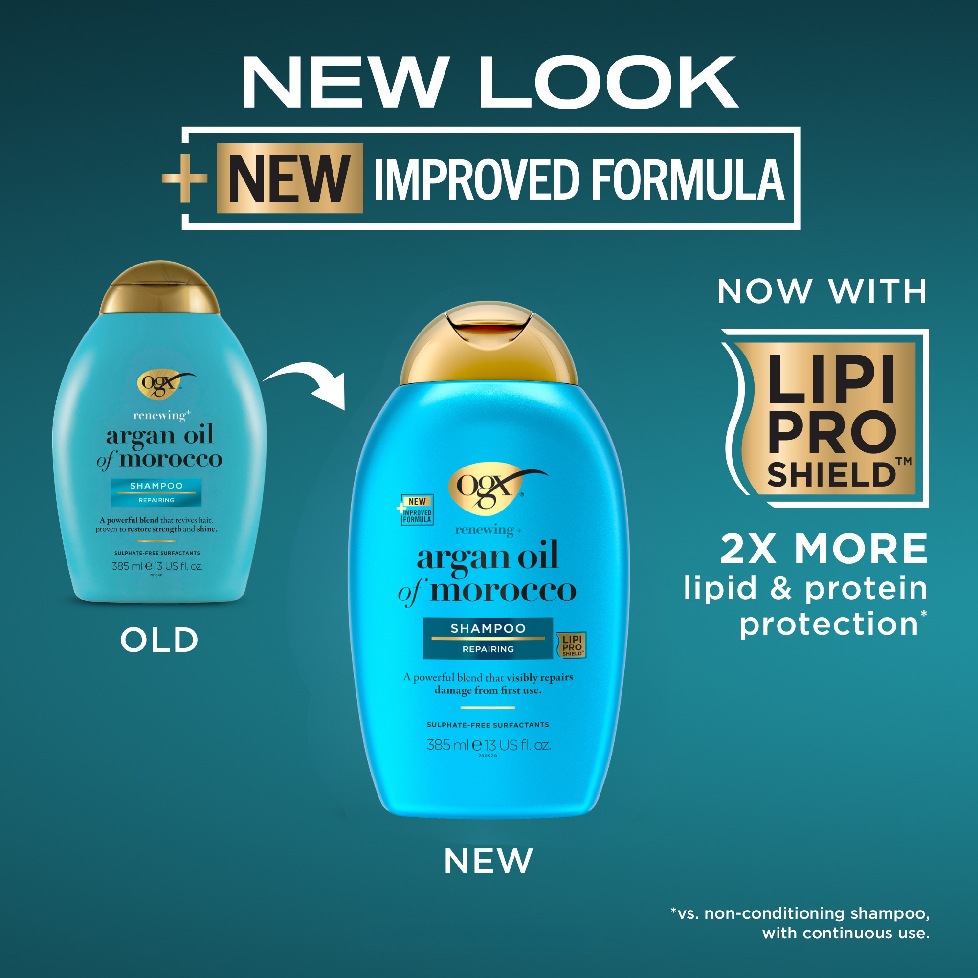 OGX Argan Oil Shampoo 385ml - Image 6