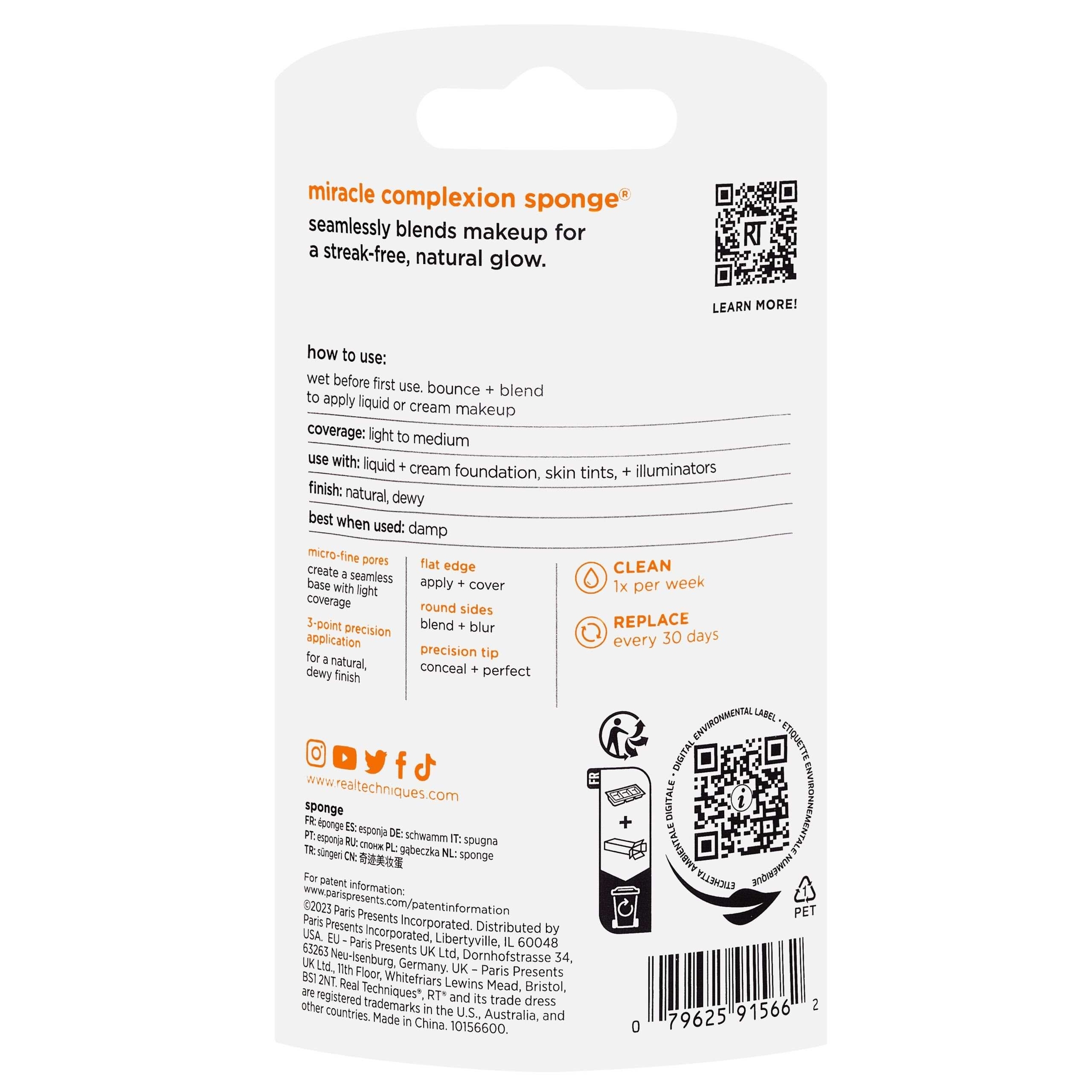 Real Techniques Miracle Complexion Sponge 1 each - Image 2
