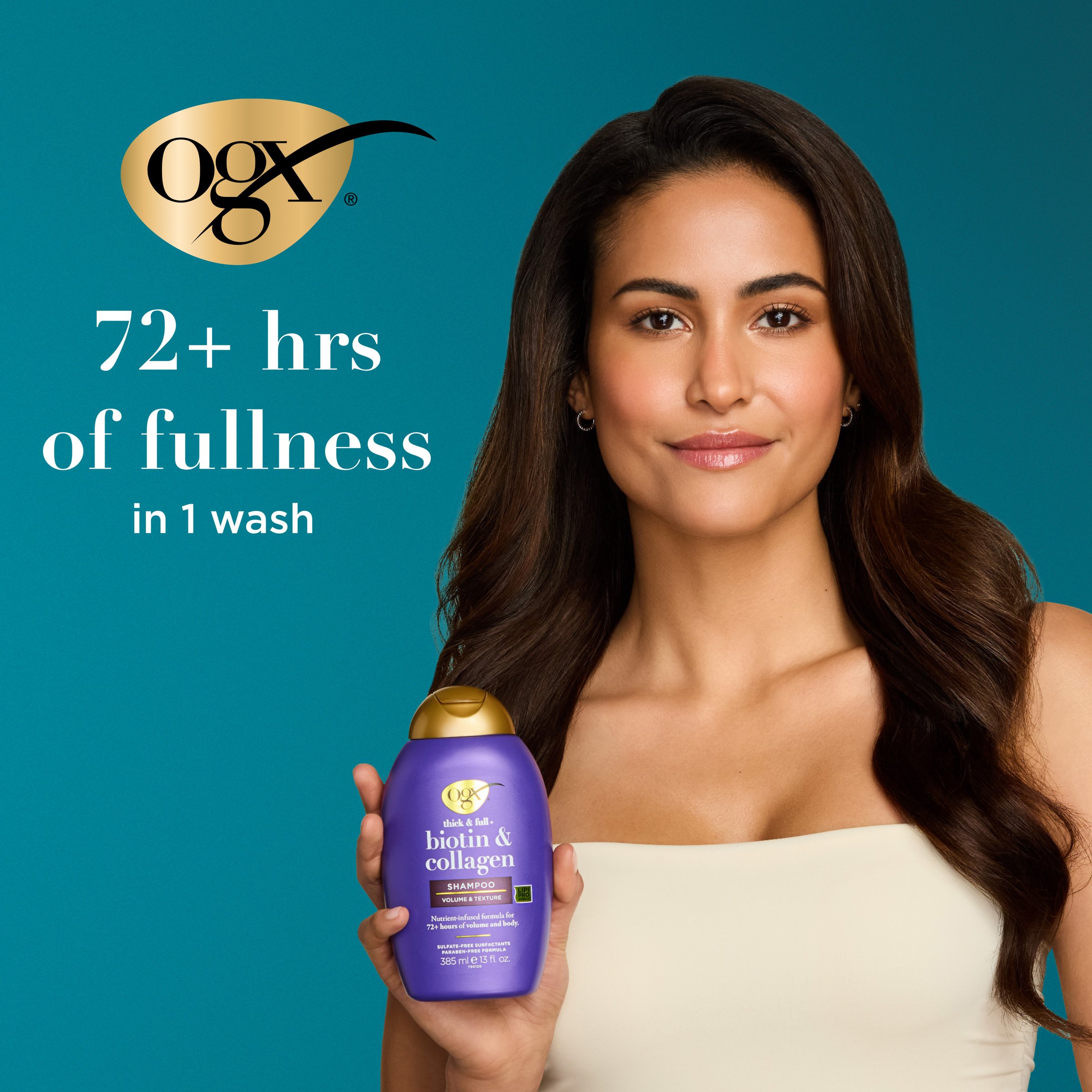 OGX Thick & Full Biotin & Collagen Shampoo 385ml - Image 3