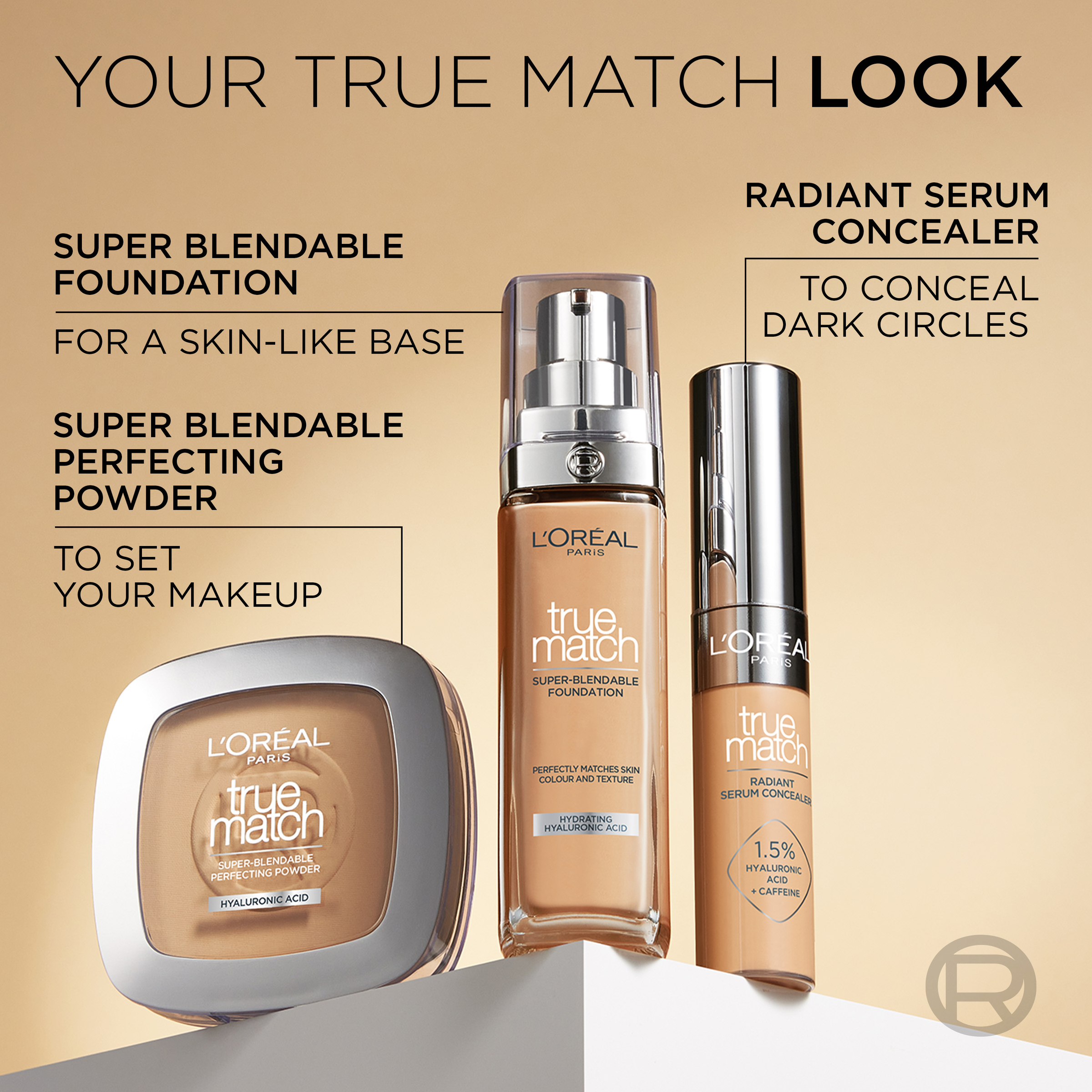 L'Oreal Paris True Match Liquid Foundation C2 Rose Vanilla 30ml - Image 6