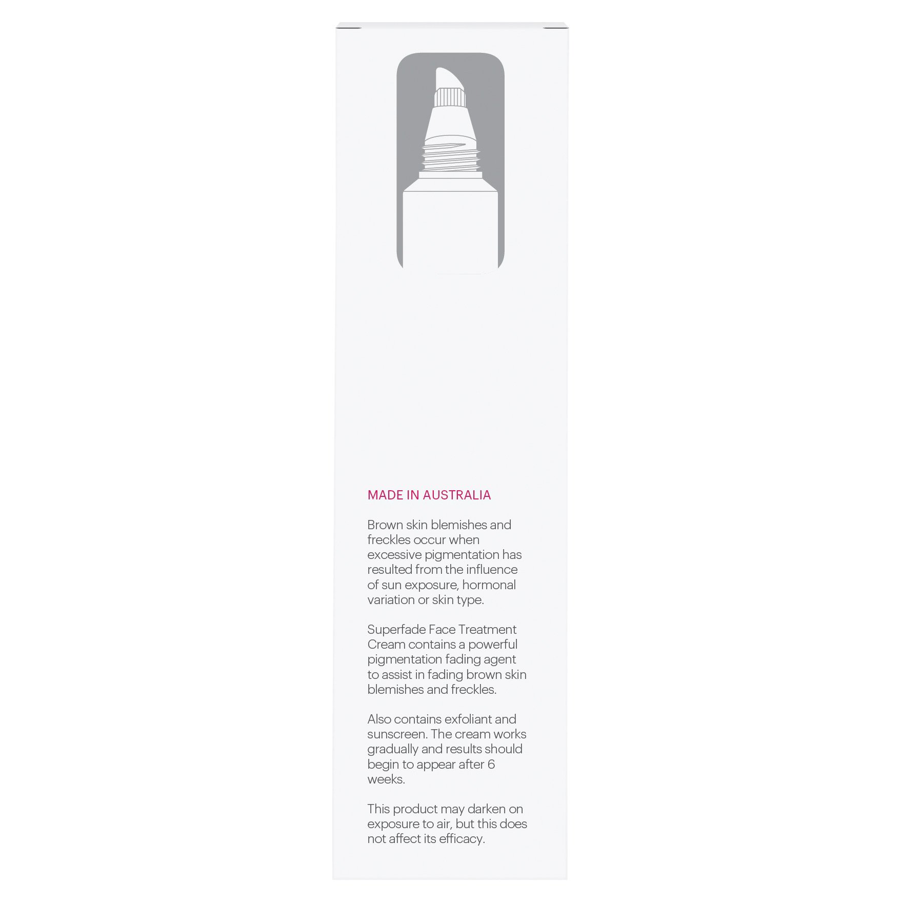 John Plunkett's SuperFade Face Treatment Cream 20ml - Image 4