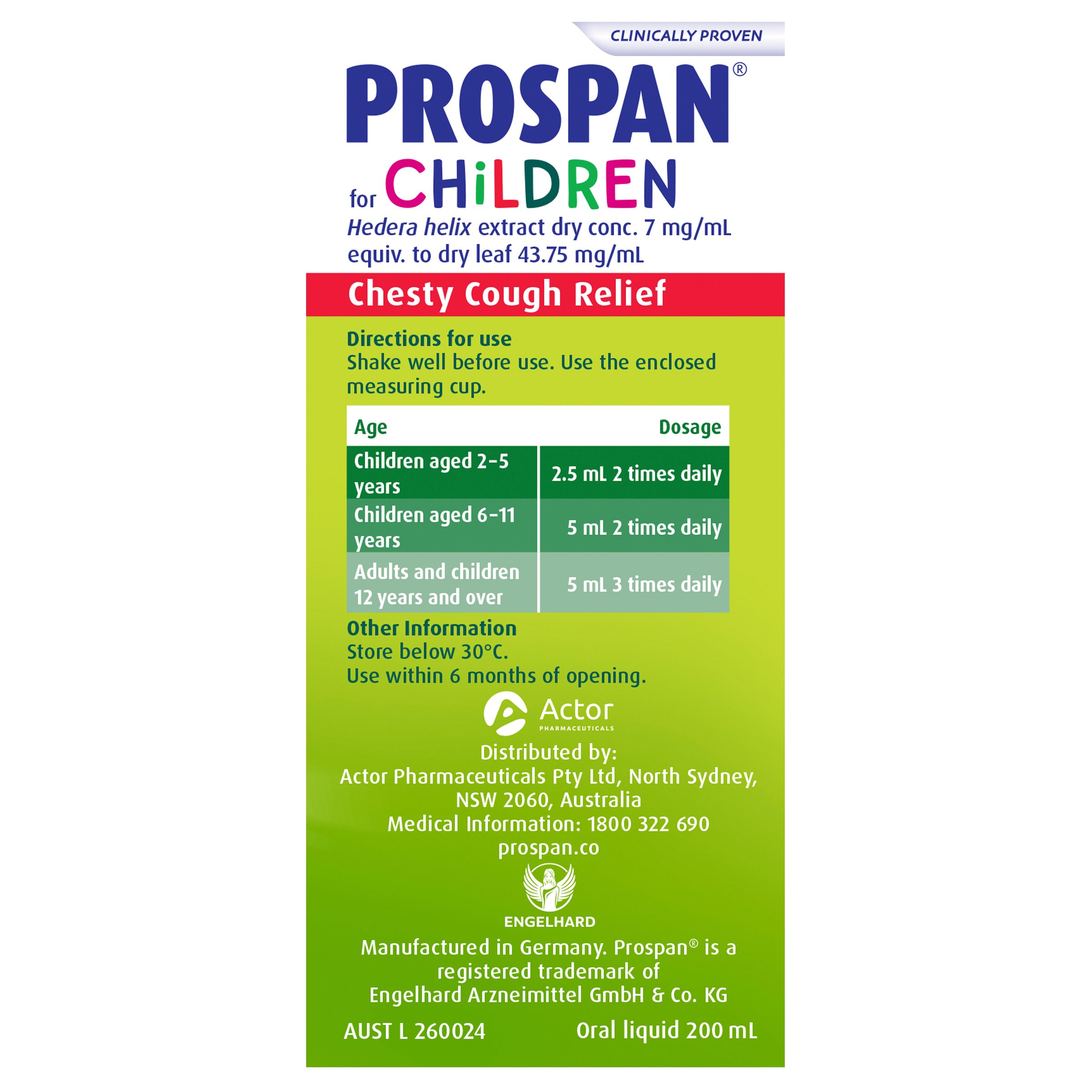 Prospan For Children Chesty Cough Relief 200ml - Image 3