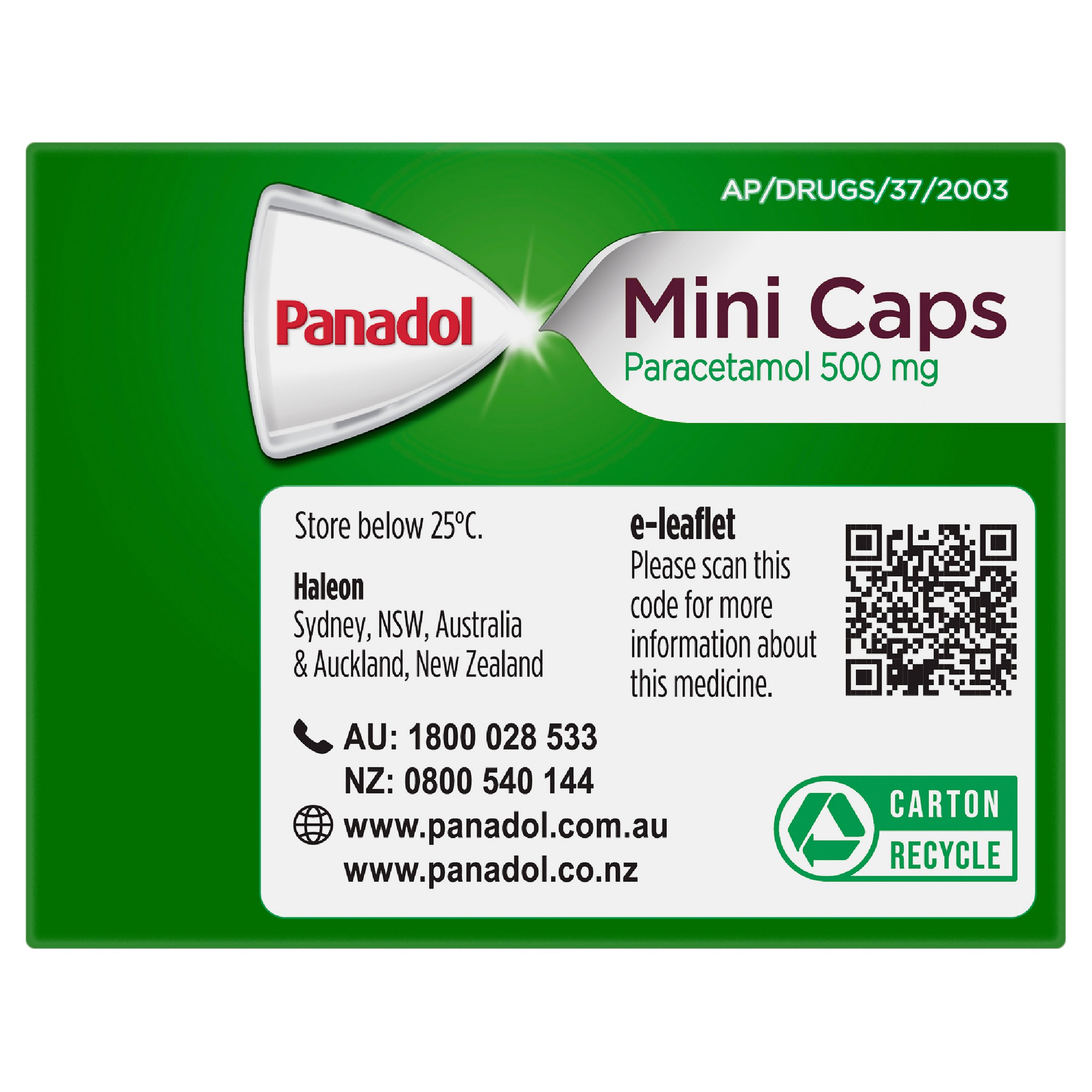 Panadol Mini Caps 96 caplets - Image 3