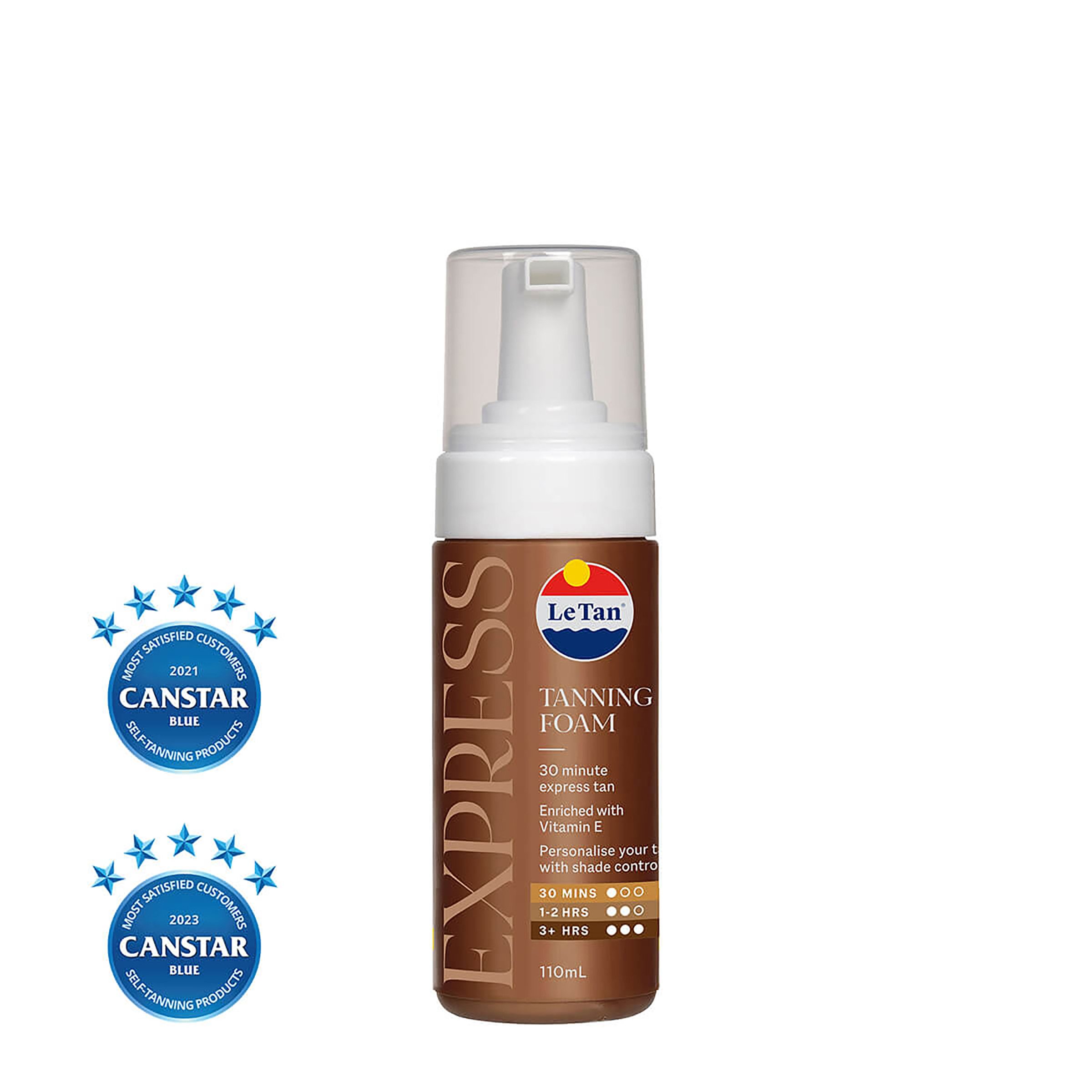 Le Tan Xpress Tan Self Tanning Foam 110ml - Image 3
