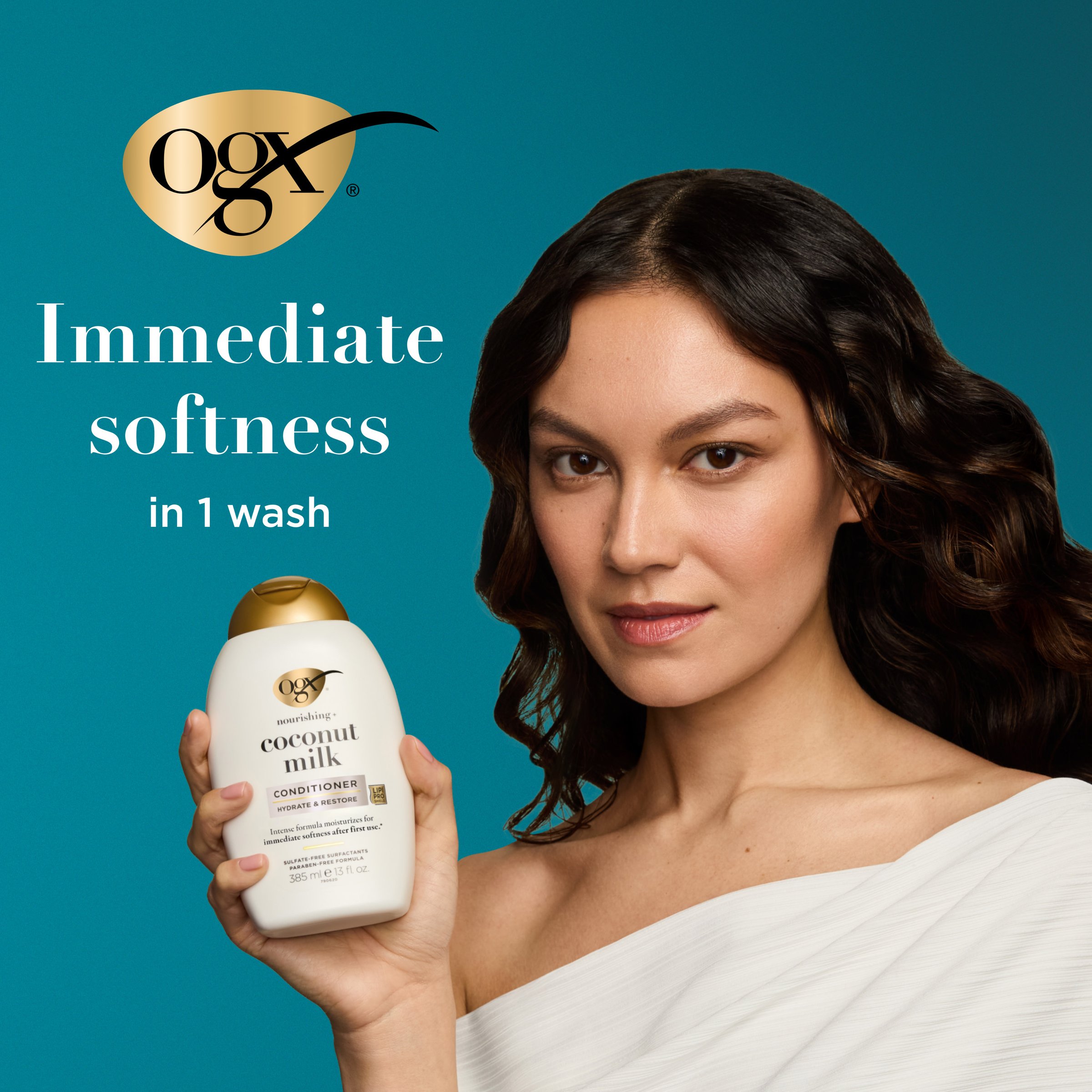 OGX Nourishing Coconut Milk Conditioner 385ml - Image 6