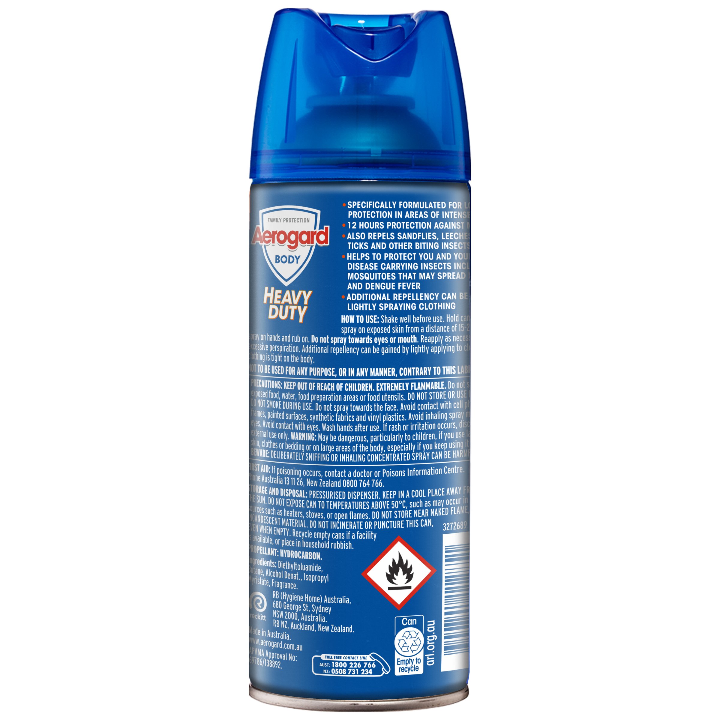 Aerogard 40% Deet Spray 300g - Image 2