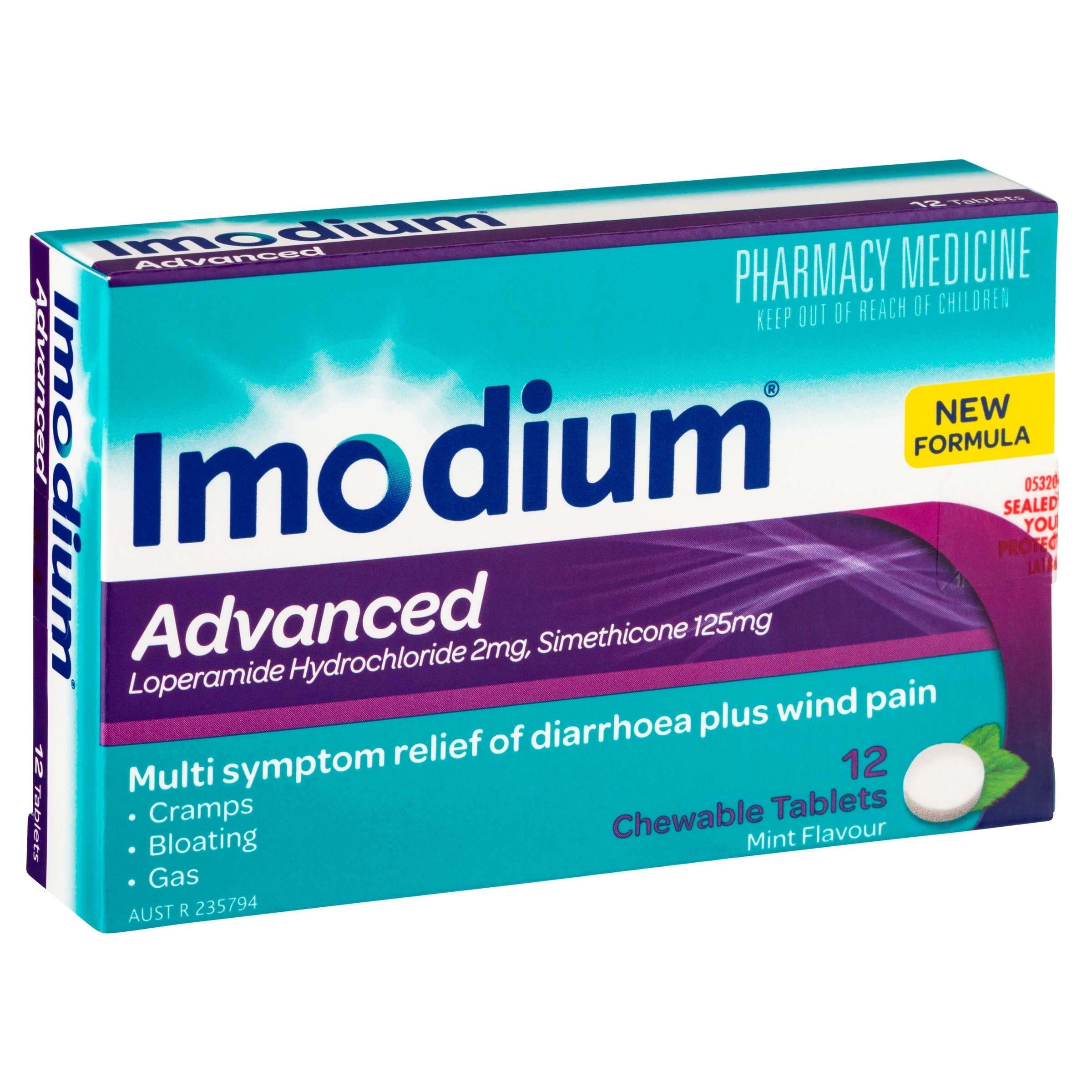 Imodium Advanced Relief 12 chewable tablets - Image 4