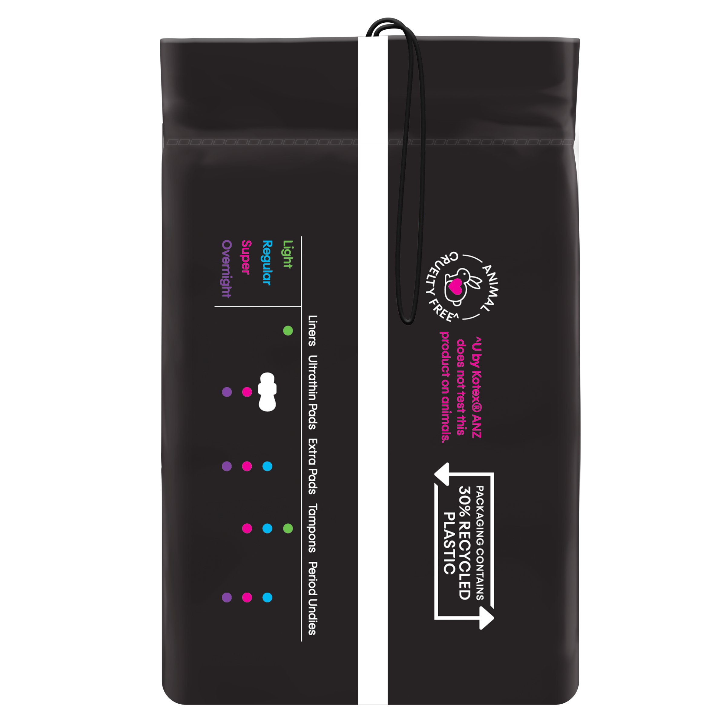 U by Kotex Pads Sport Ultra Thin With Wings Super 10 pack - Image 3