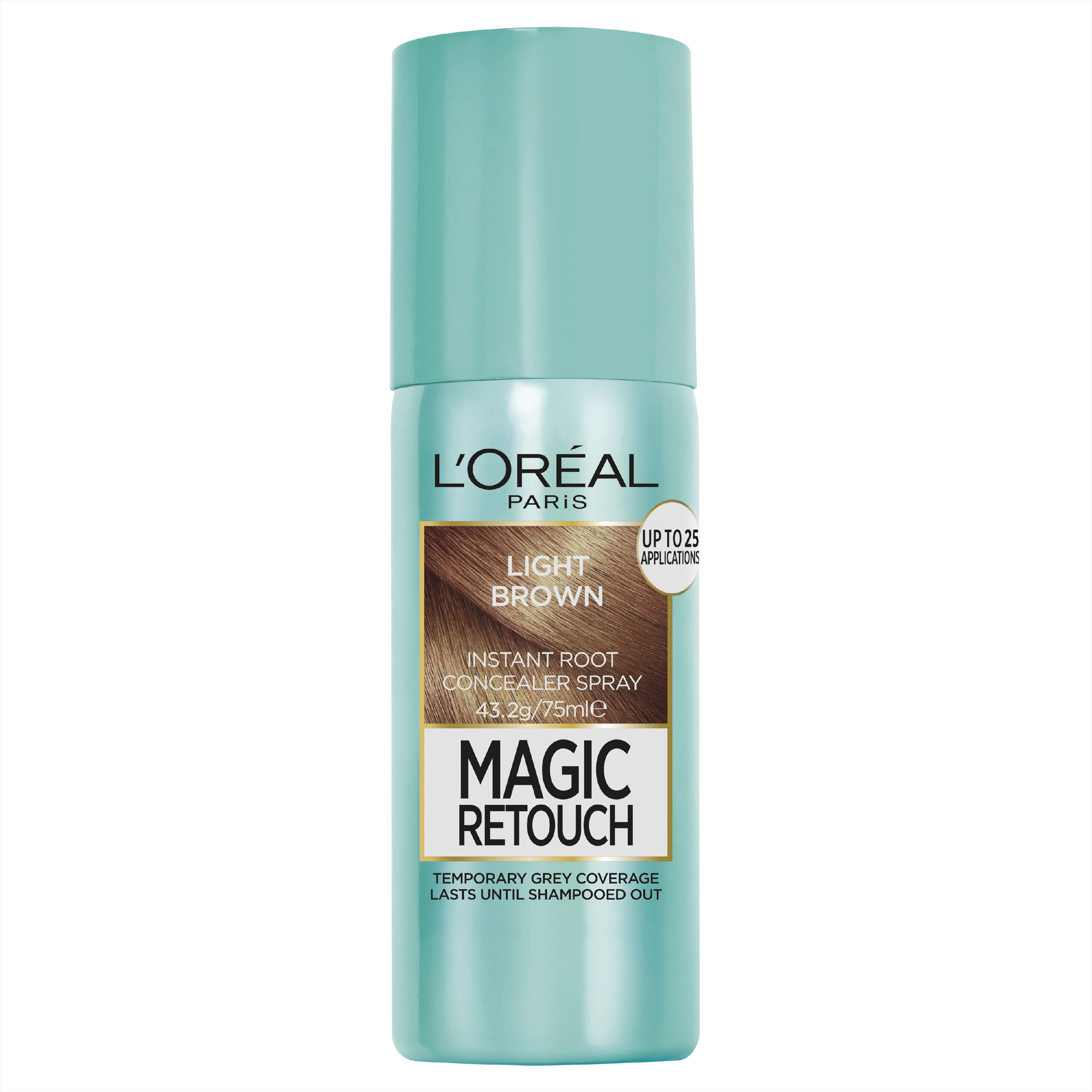 L'Oreal Paris Magic Retouch 4 Light Brown 75ml - Image 1