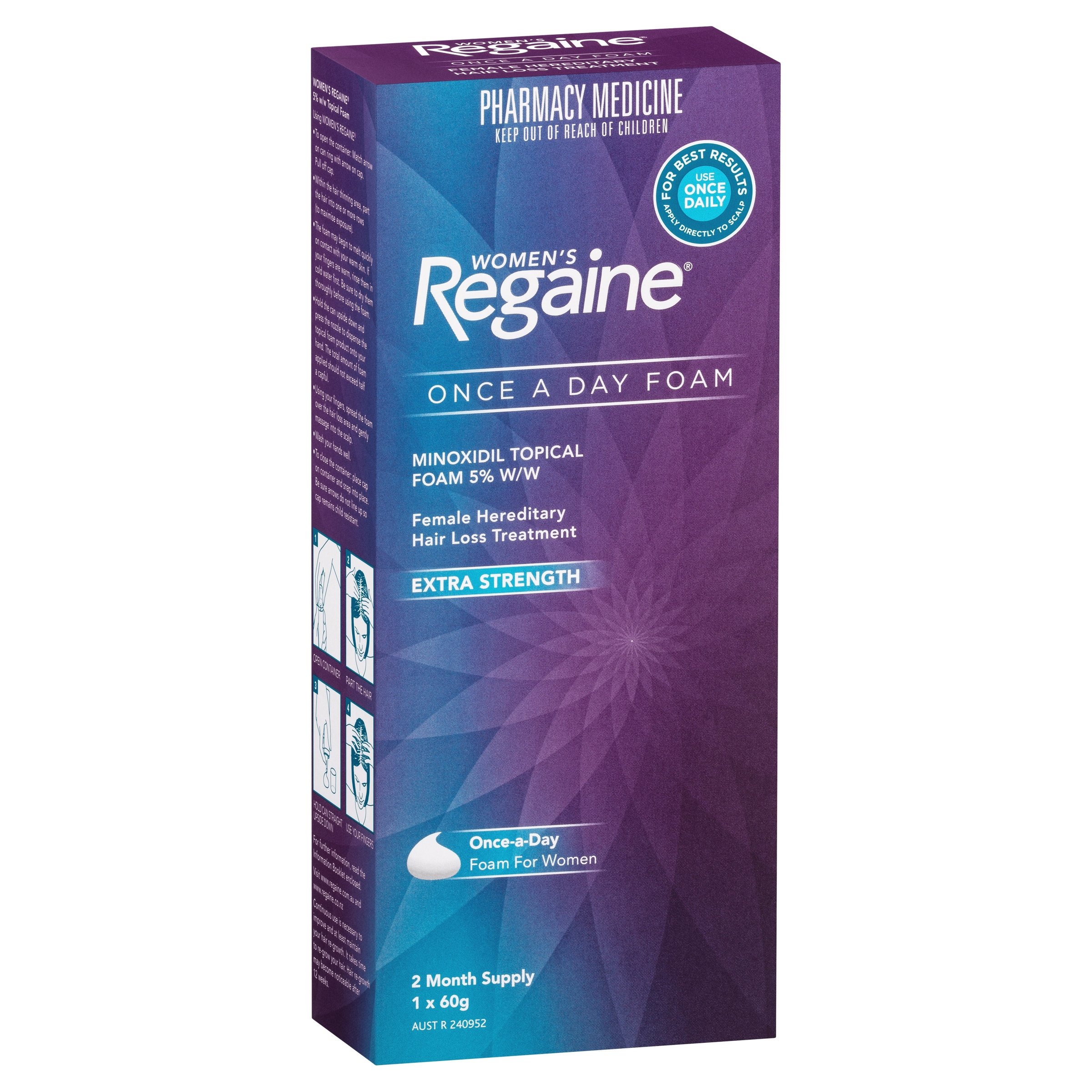 Regaine Hair Loss Foam Treatment For Women 2 Month Supply 60g - Image 8