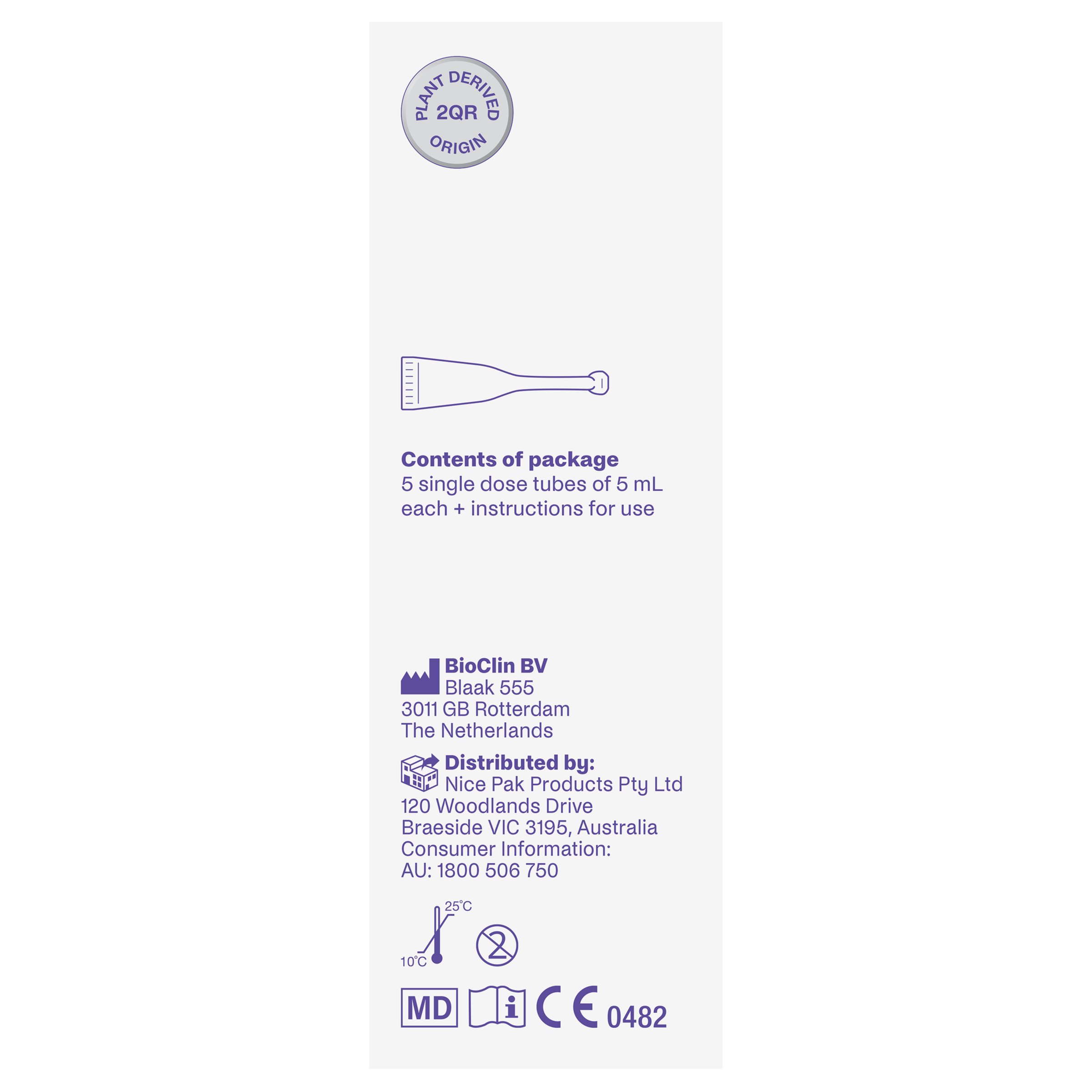 Multi-Gyn Flora Plus Single Dose Tubes 5ml - 5 pack - Image 3