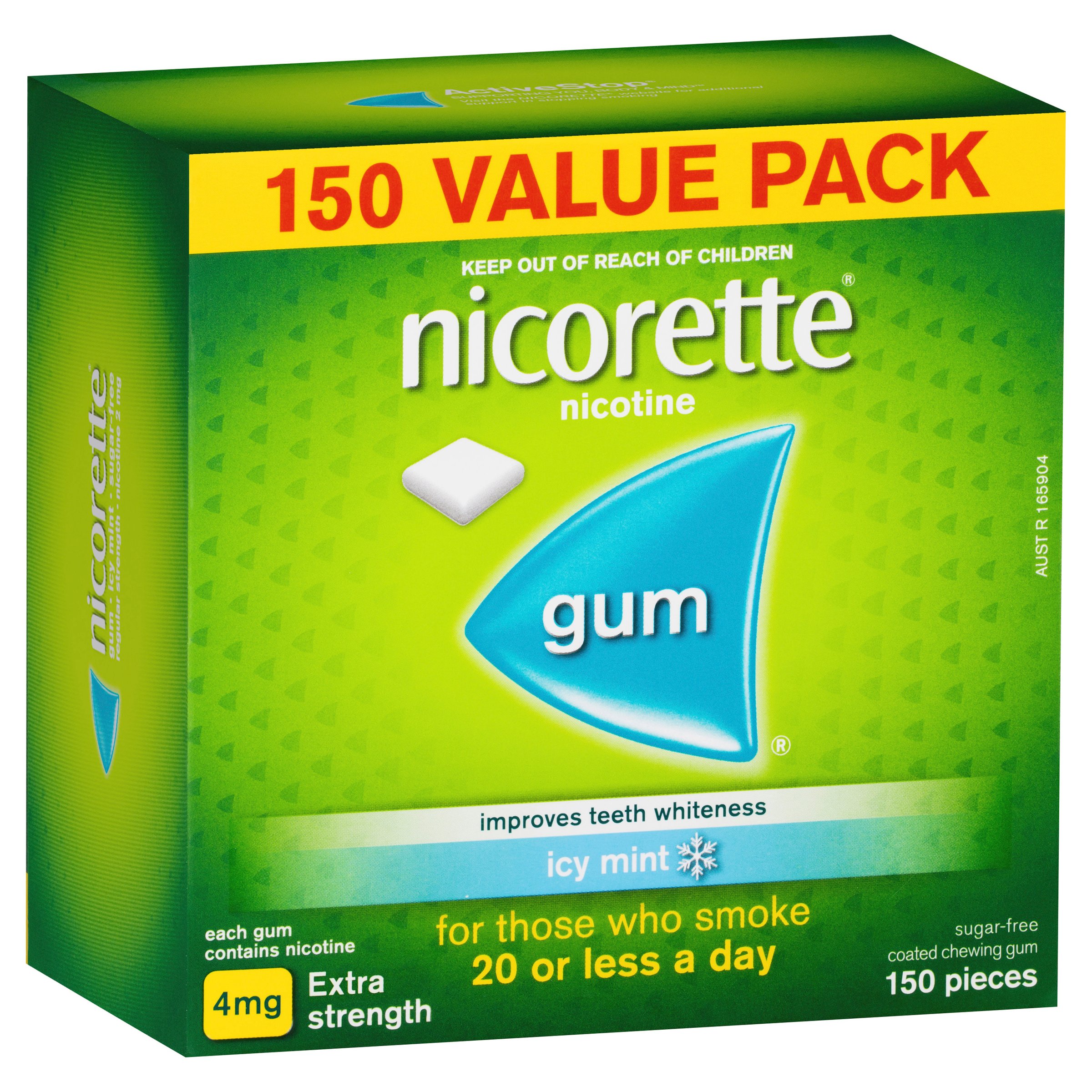 Nicorette Icy Mint Gum 4mg - 150 pieces - Image 3