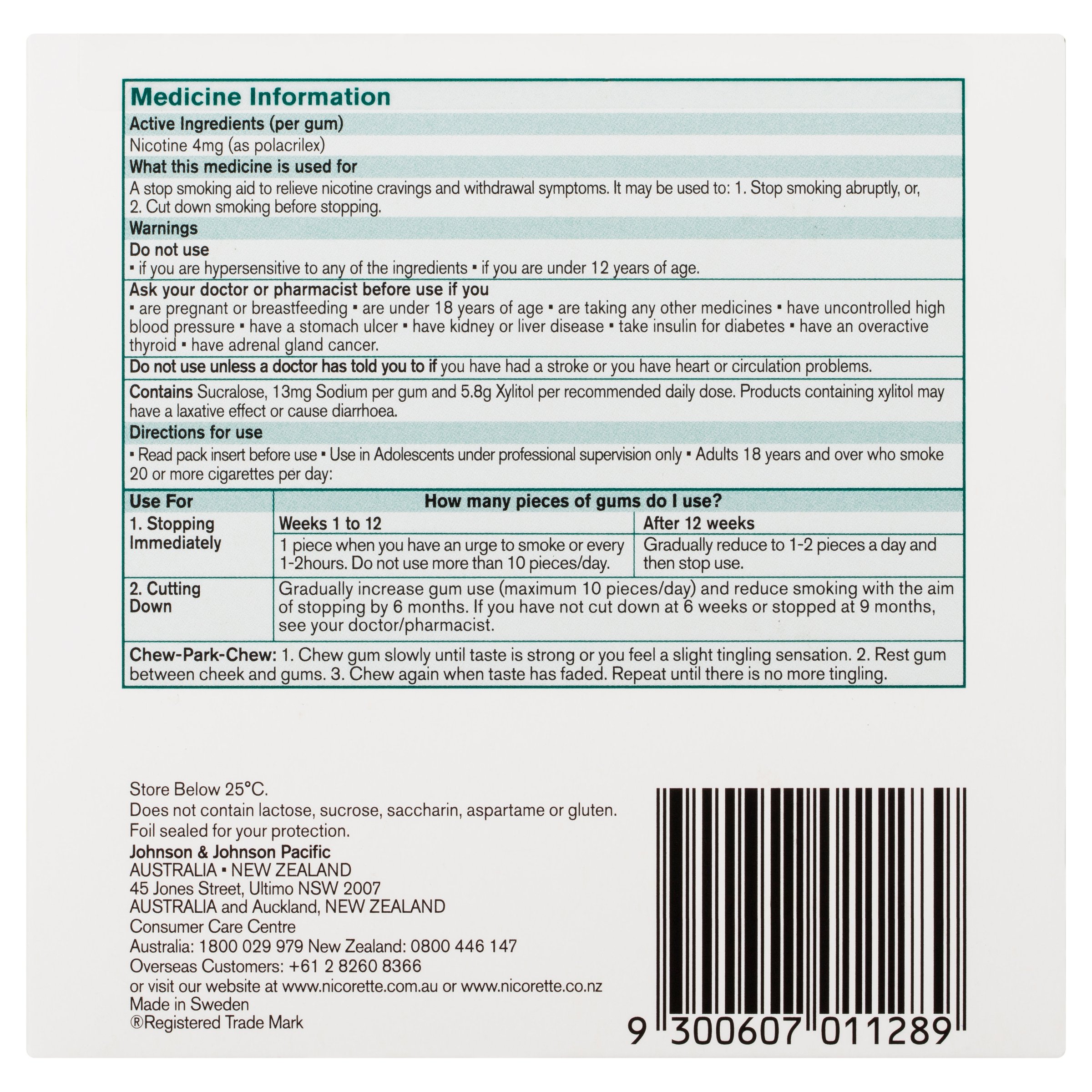 Nicorette Icy Mint Gum 4mg - 150 pieces - Image 2