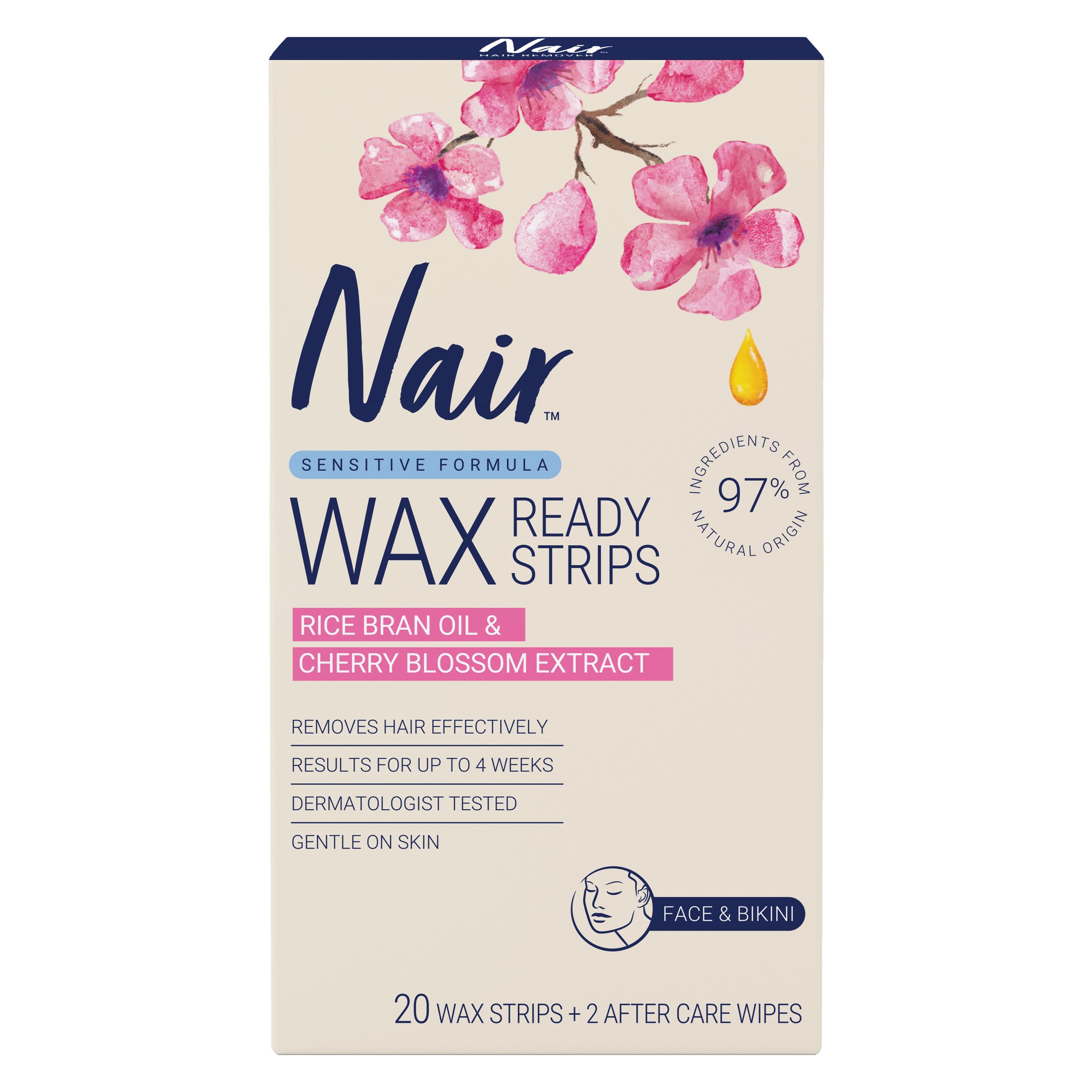 Nair Sensitive Strip Wax Mini 20 pack - Image 1