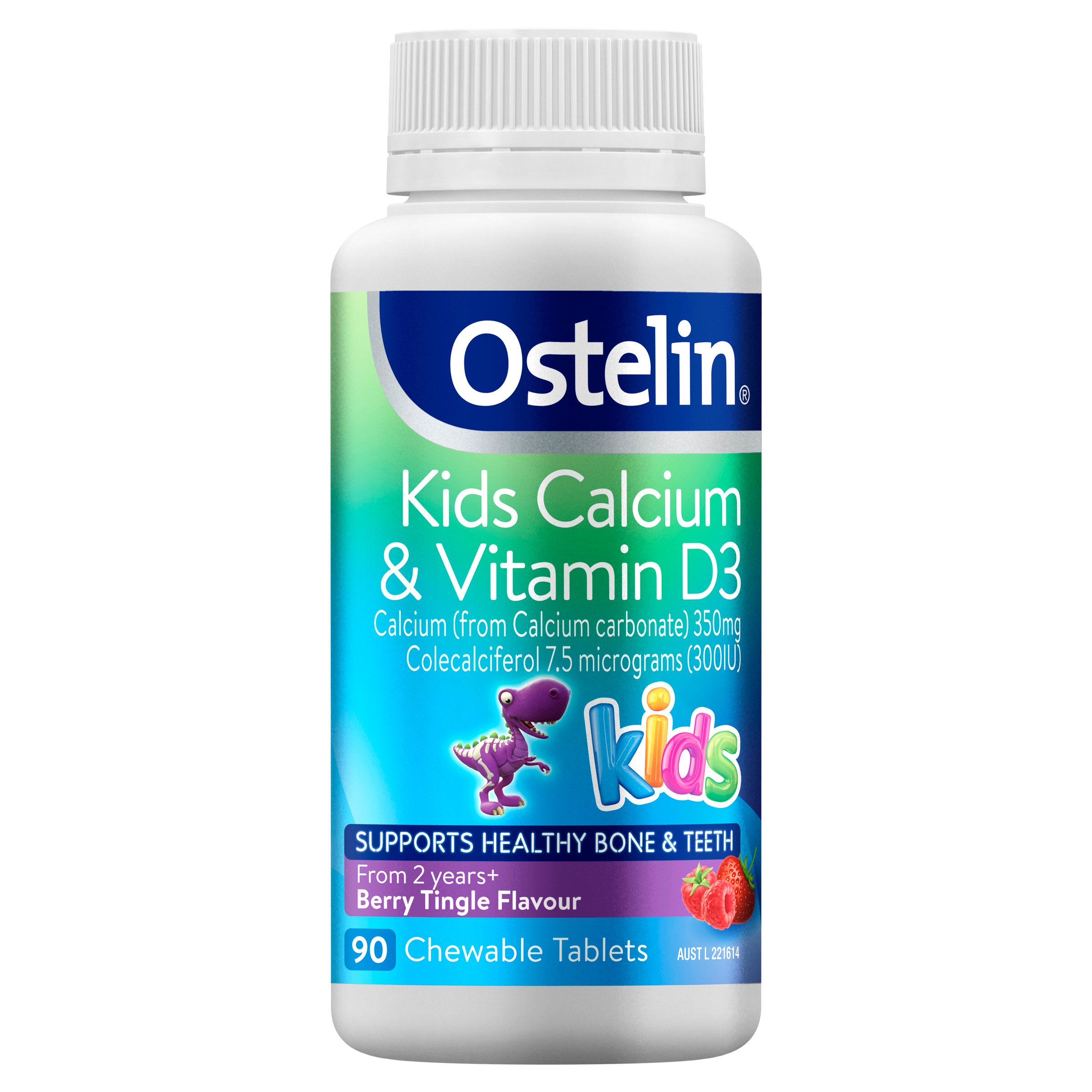 Ostelin Kids Calcium & Vitamin D3 90 chewable tablets - Image 8